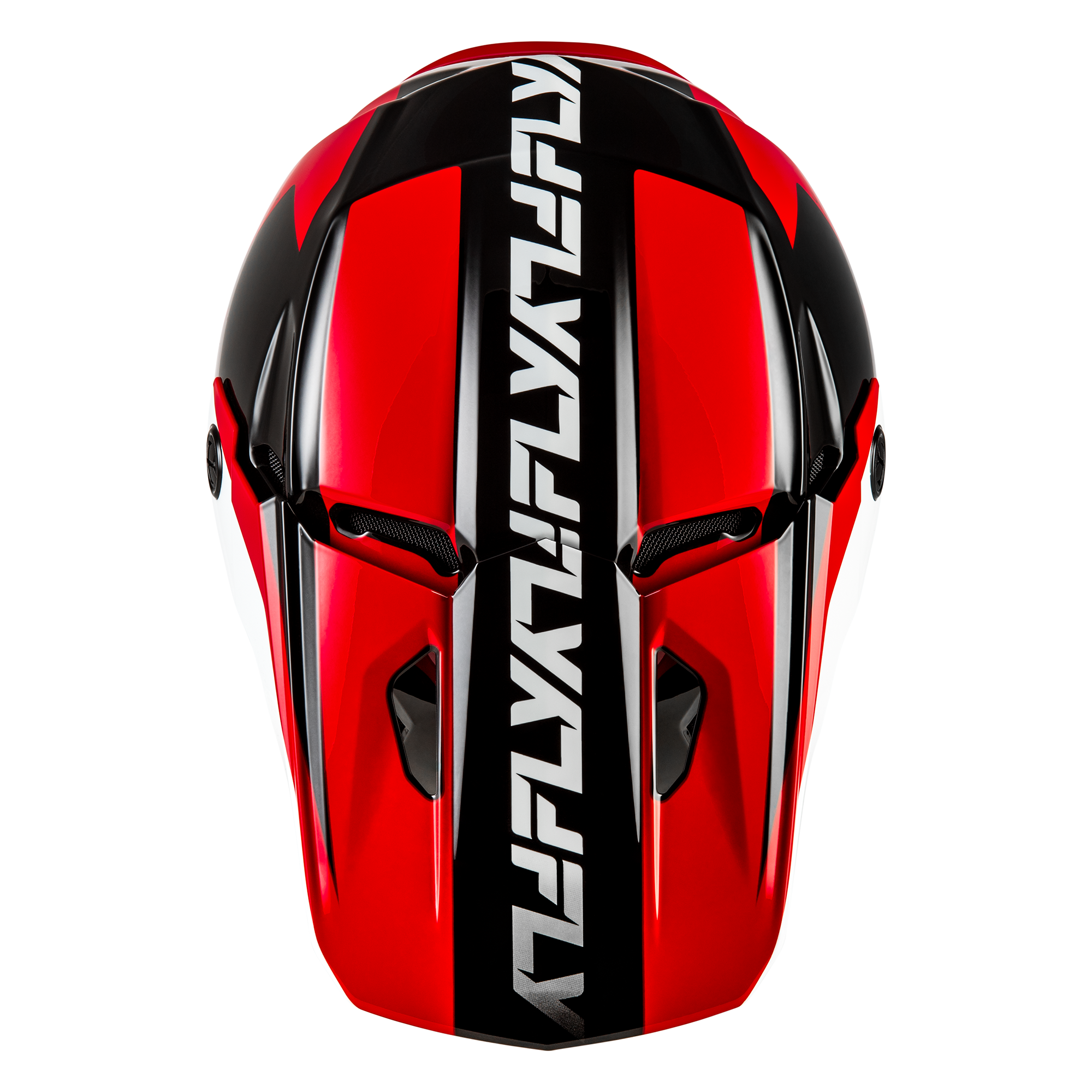 Kinetic Crest Helmet - Red/Black/White