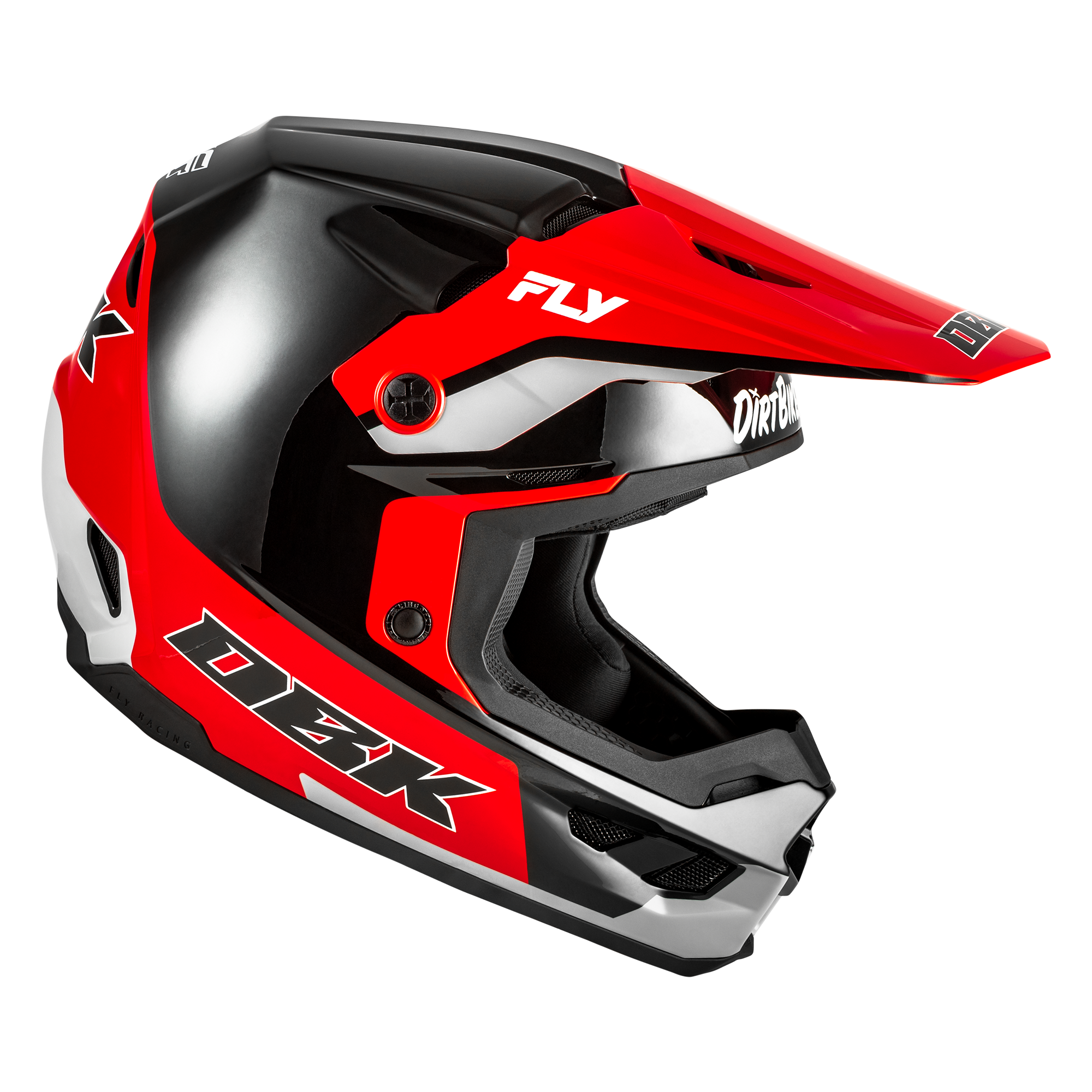 Kinetic DBK Special Edition Helmet - Black/Red/Grey