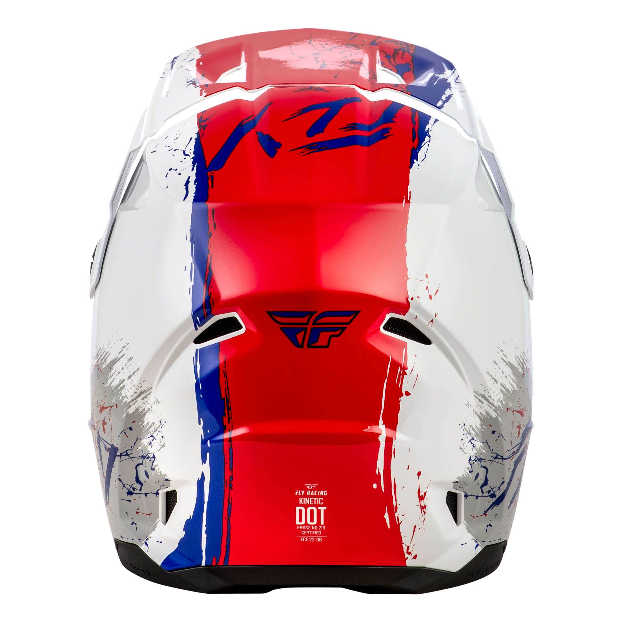 Kinetic Youth Drip Helmet - Red/White/Blue