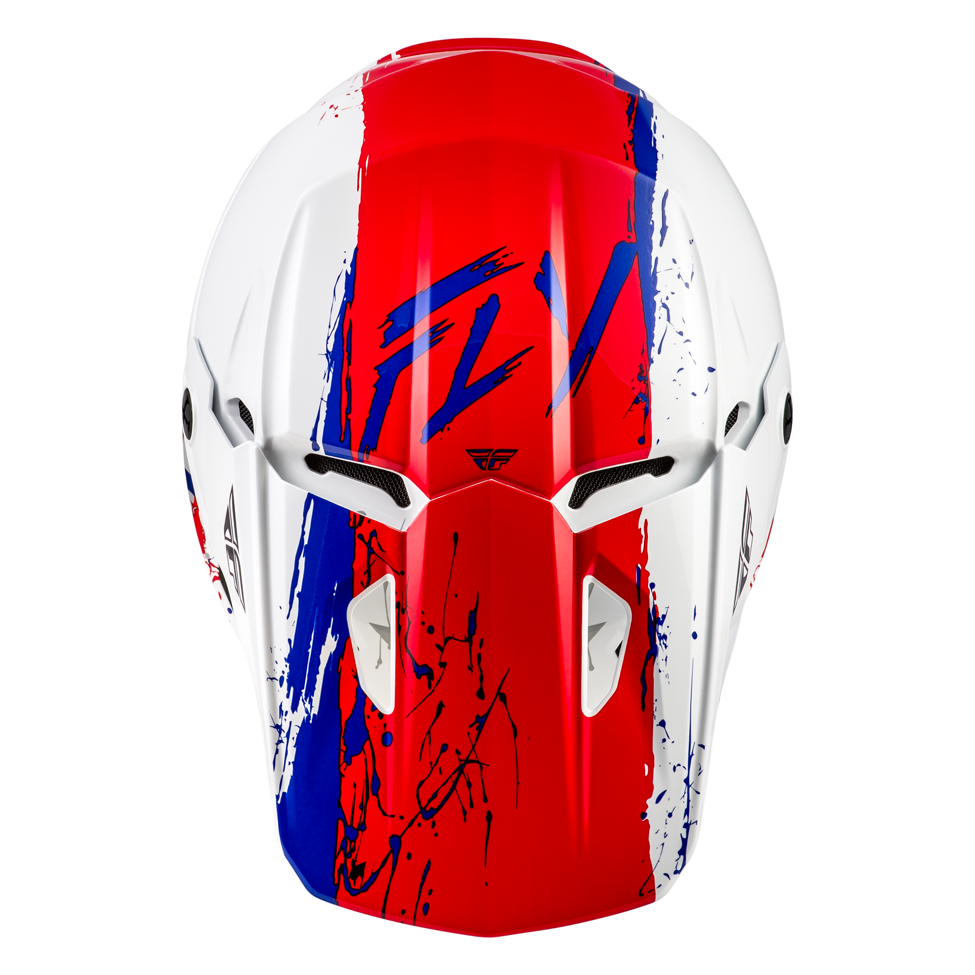 Kinetic Youth Drip Helmet - Red/White/Blue