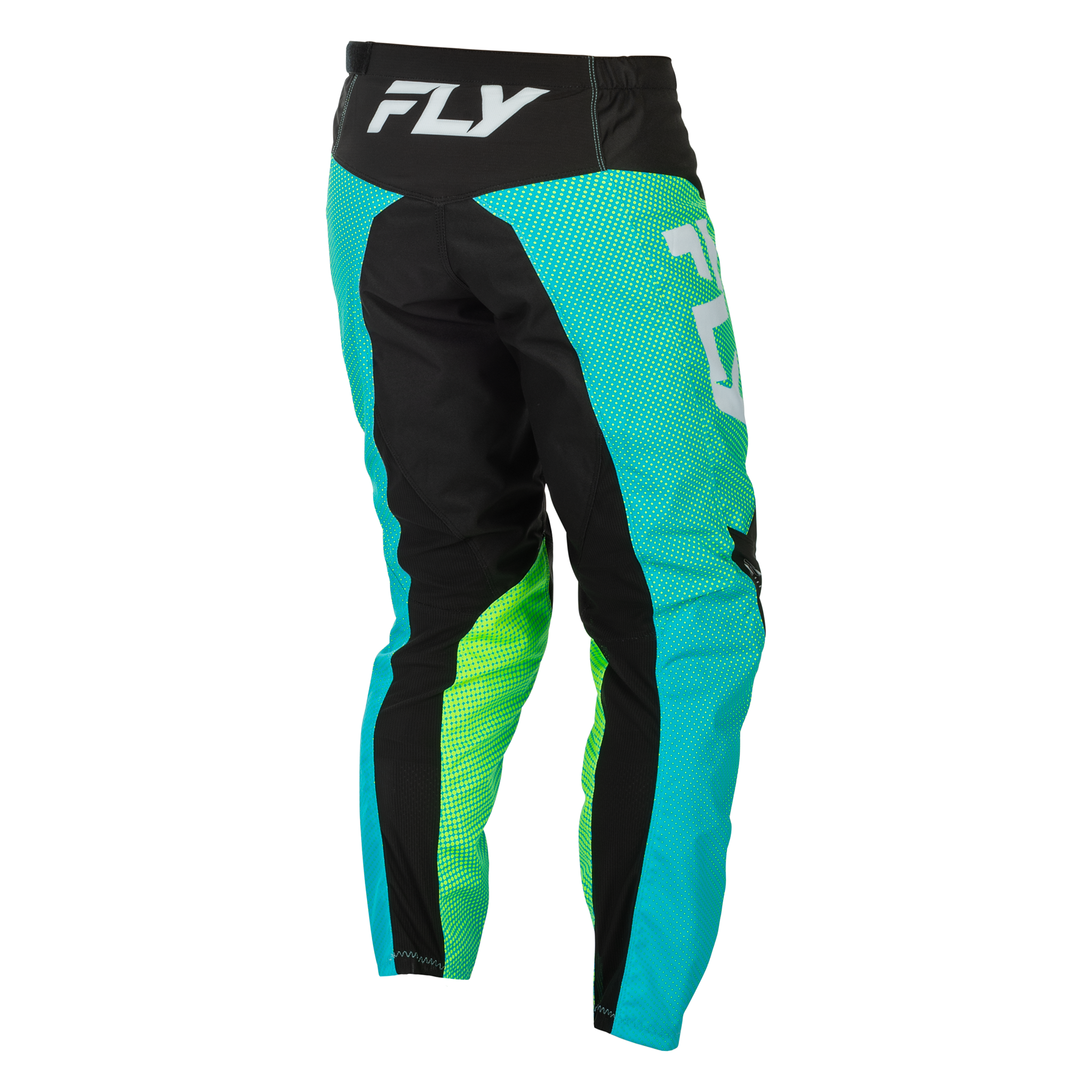 F-16 2026 Pant - Aqua/Black/White