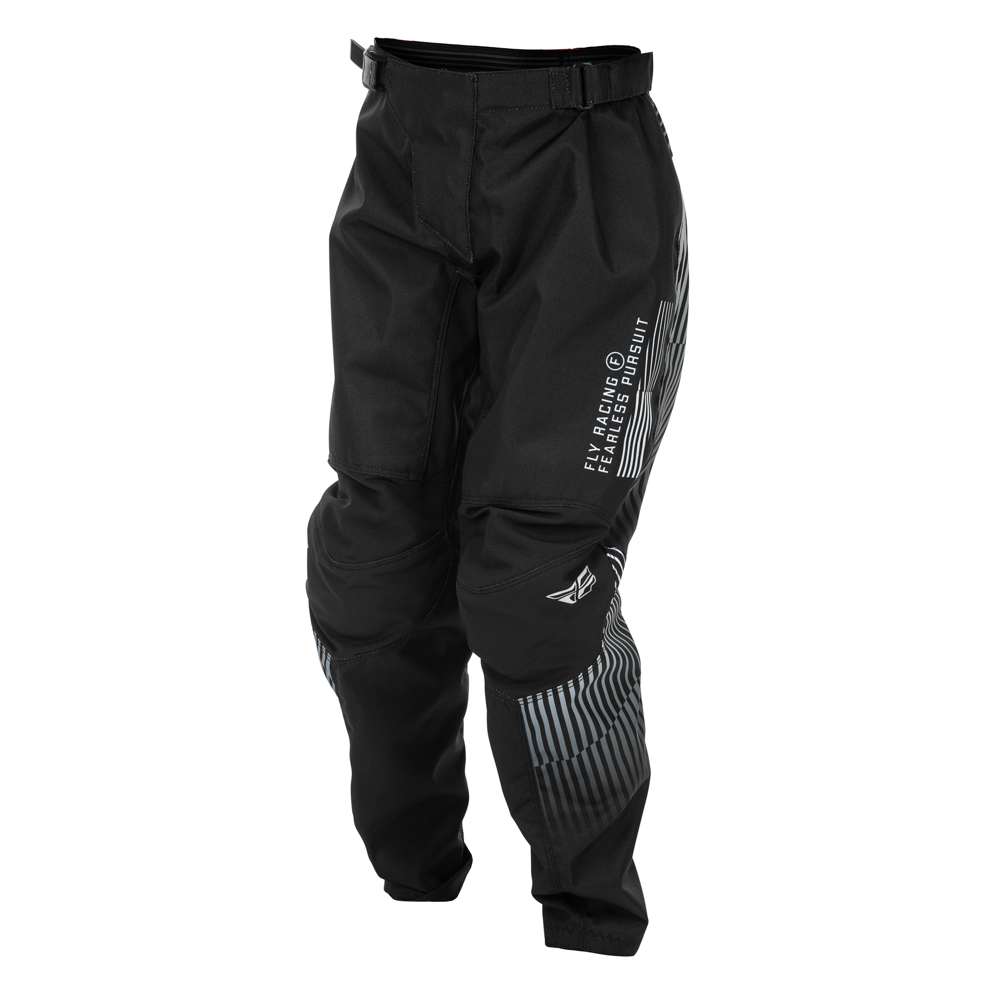 F-16 2026 Youth Pant - Black/White