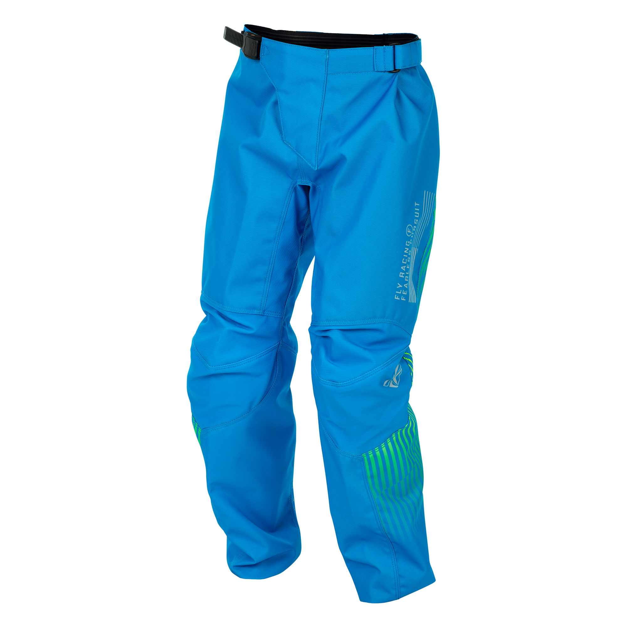 F-16 2026 Youth Pant - Blue/Hi-Viz