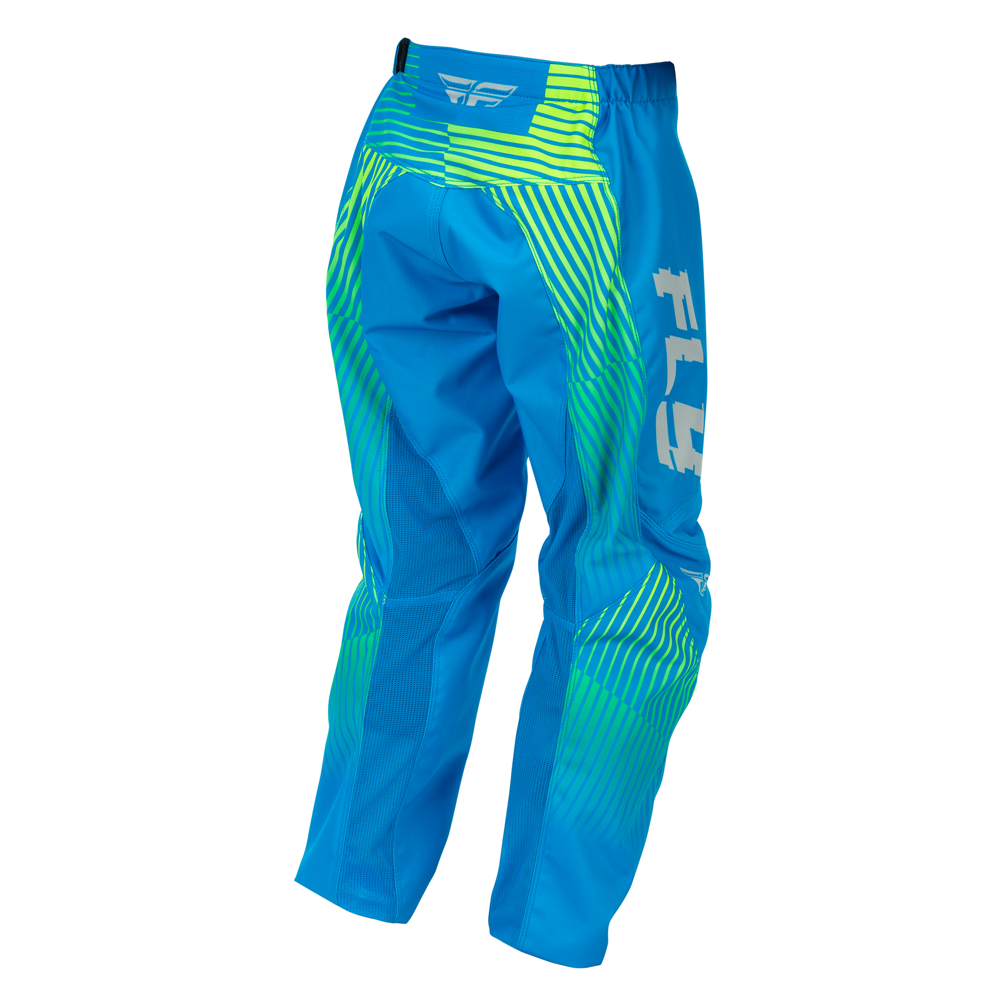 F-16 2026 Youth Pant - Blue/Hi-Viz