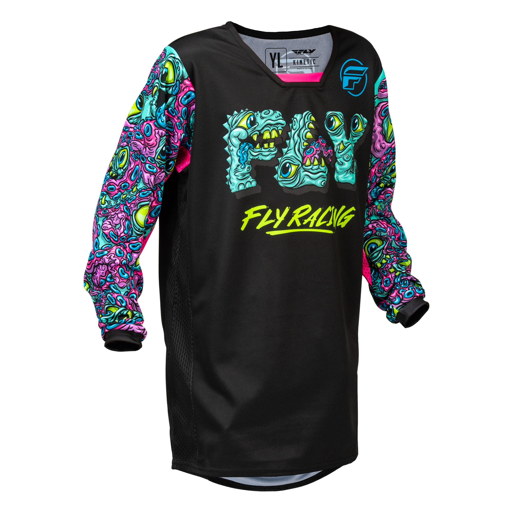 Kinetic 2026 Mutant Youth Jersey - Black/Multi