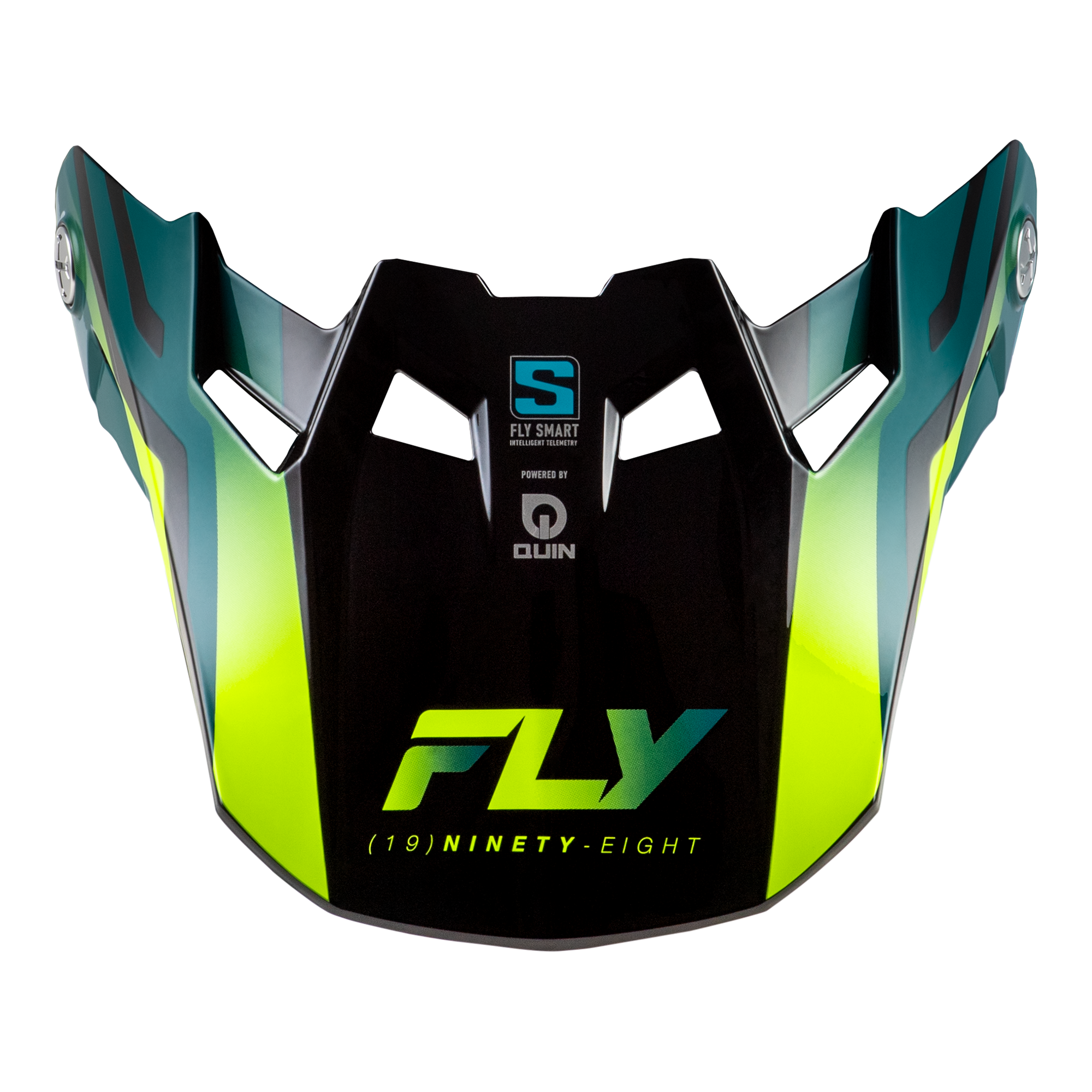 Formula S Carbon Byte Peak - Carbon/Teal/Lime