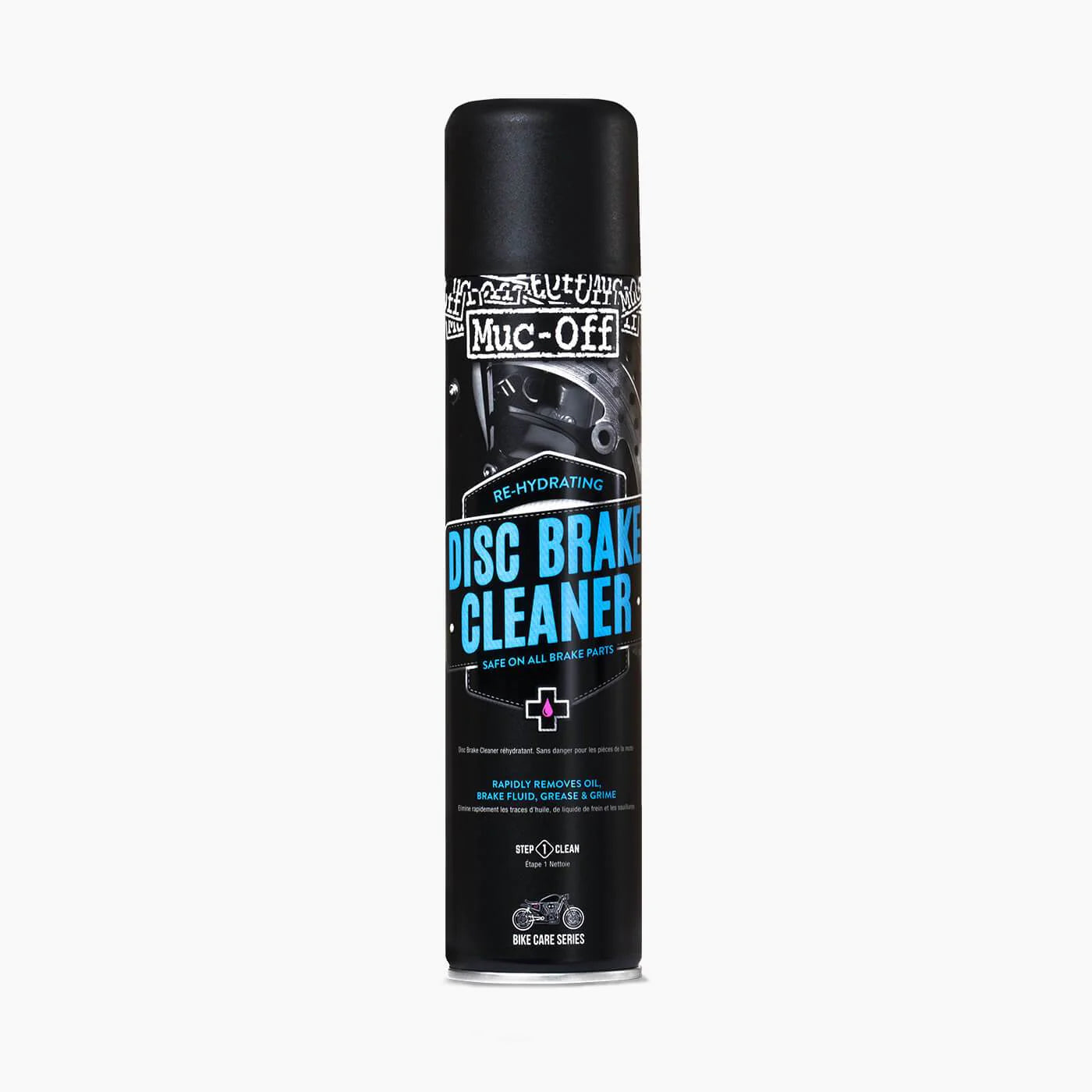 Muc-off Motorcycle Disc Brake Cleaner 440ml canister with nozzle for precise application
