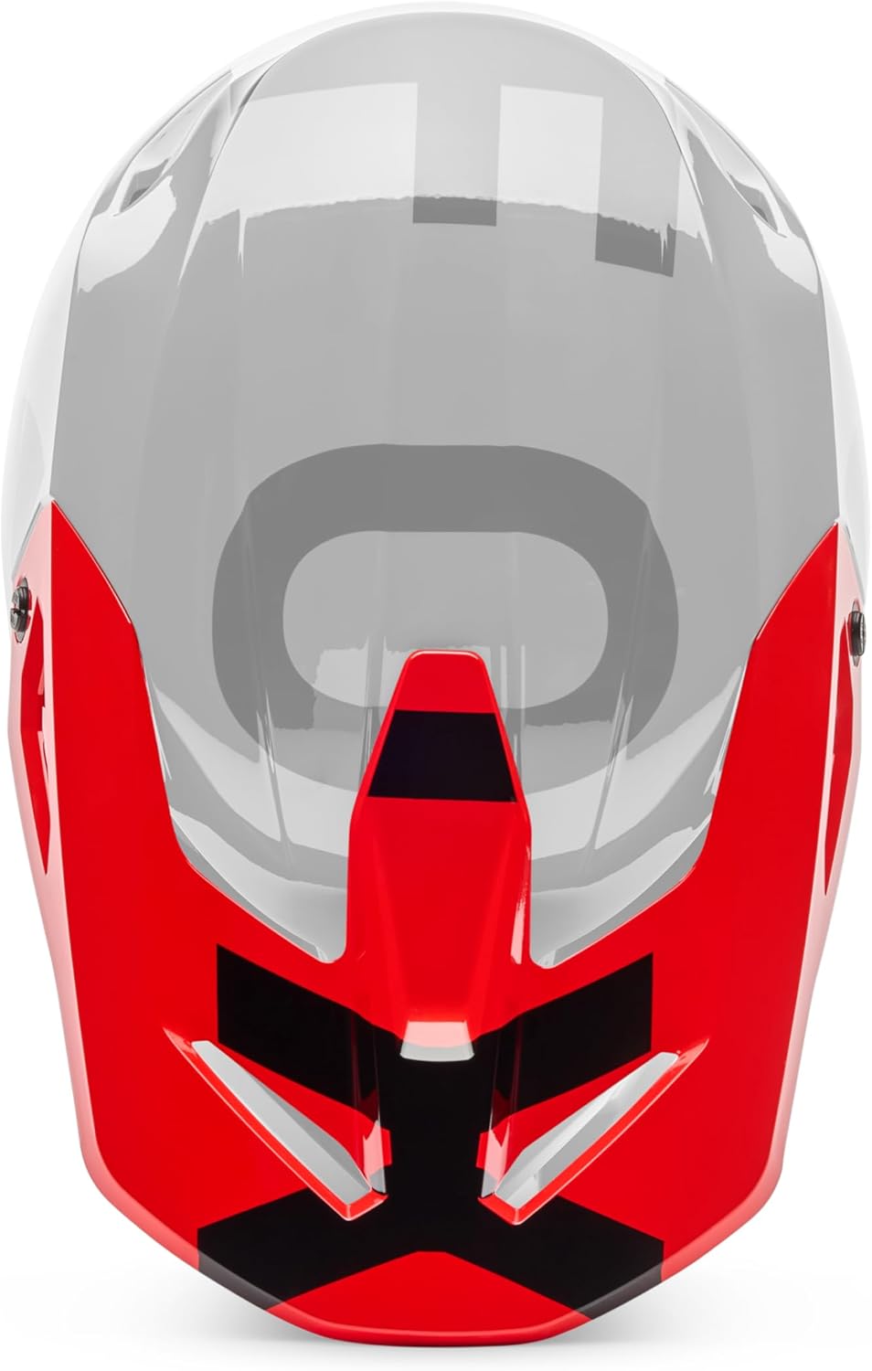 V1 HELMET VISOR - SHIELD - FLUORESCENT RED