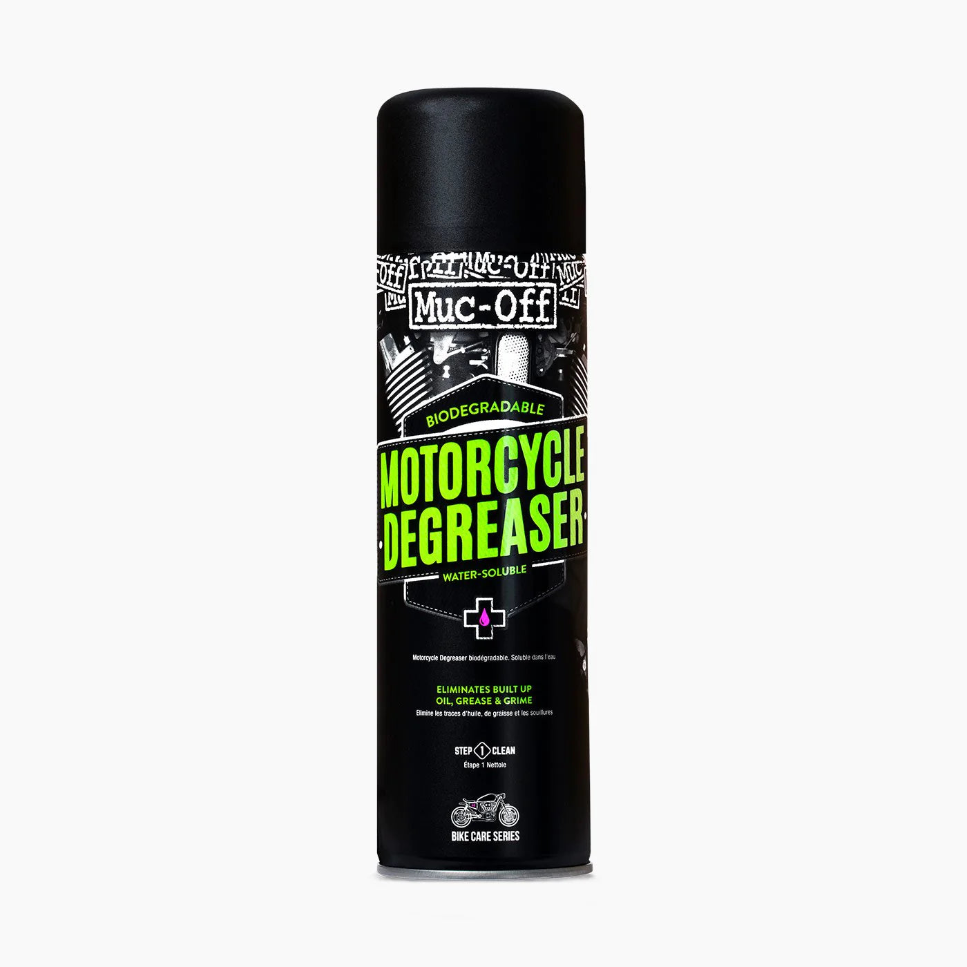 Muc-Off Motorcycle Degreaser 500ml bottle with nozzle for precision application