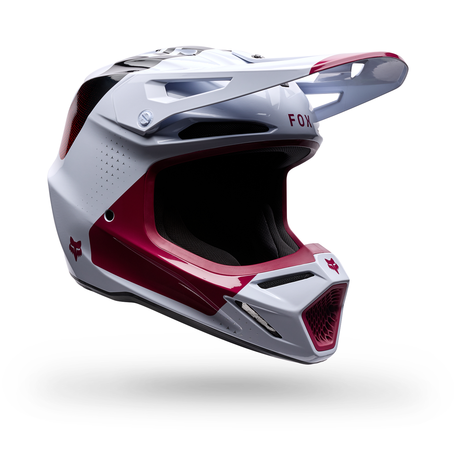 FOX V3 TINE HELMET - CRANBERRY