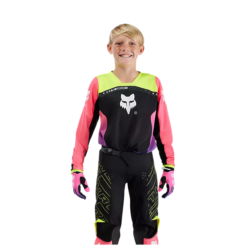 Youth 180 Elevated Jersey - Black/Pink