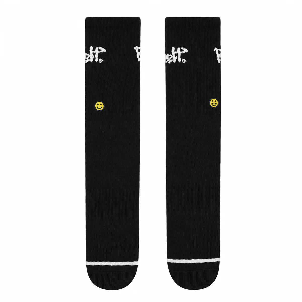 Black Stuss Crew Sock