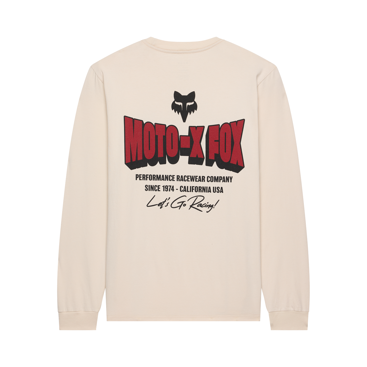 GO RACE 195 ORIGINAL LS TEE - CHALK