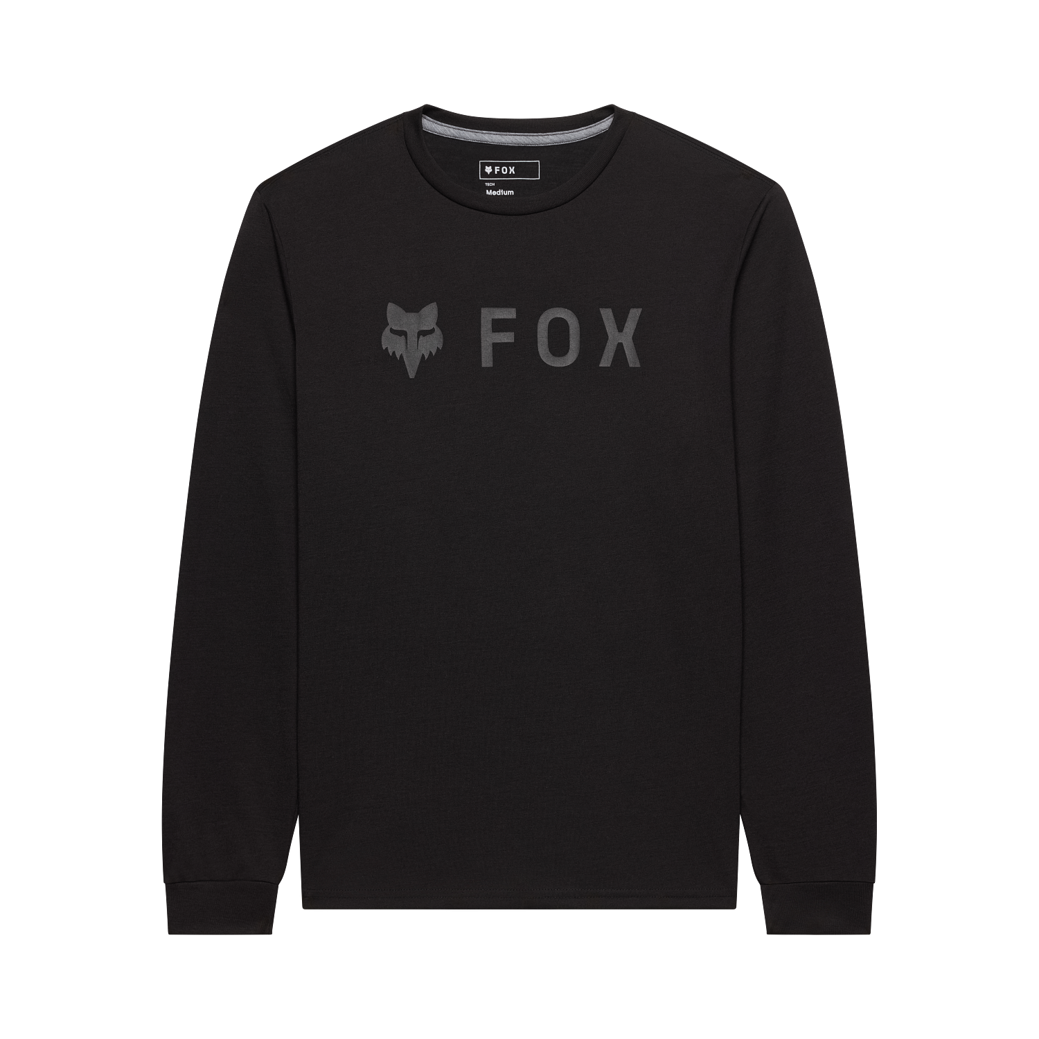 ABSOLUTE ORIGINAL DRI-RELEASE LS TEE - BLACK/BLACK