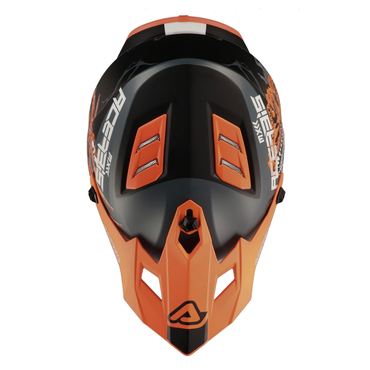 ACERBIS Kids Profile Junior Helmet - Black/Orange