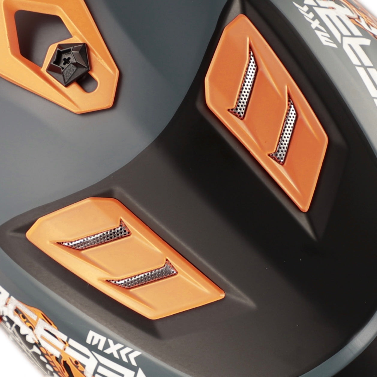 ACERBIS Kids Profile Junior Helmet - Black/Orange