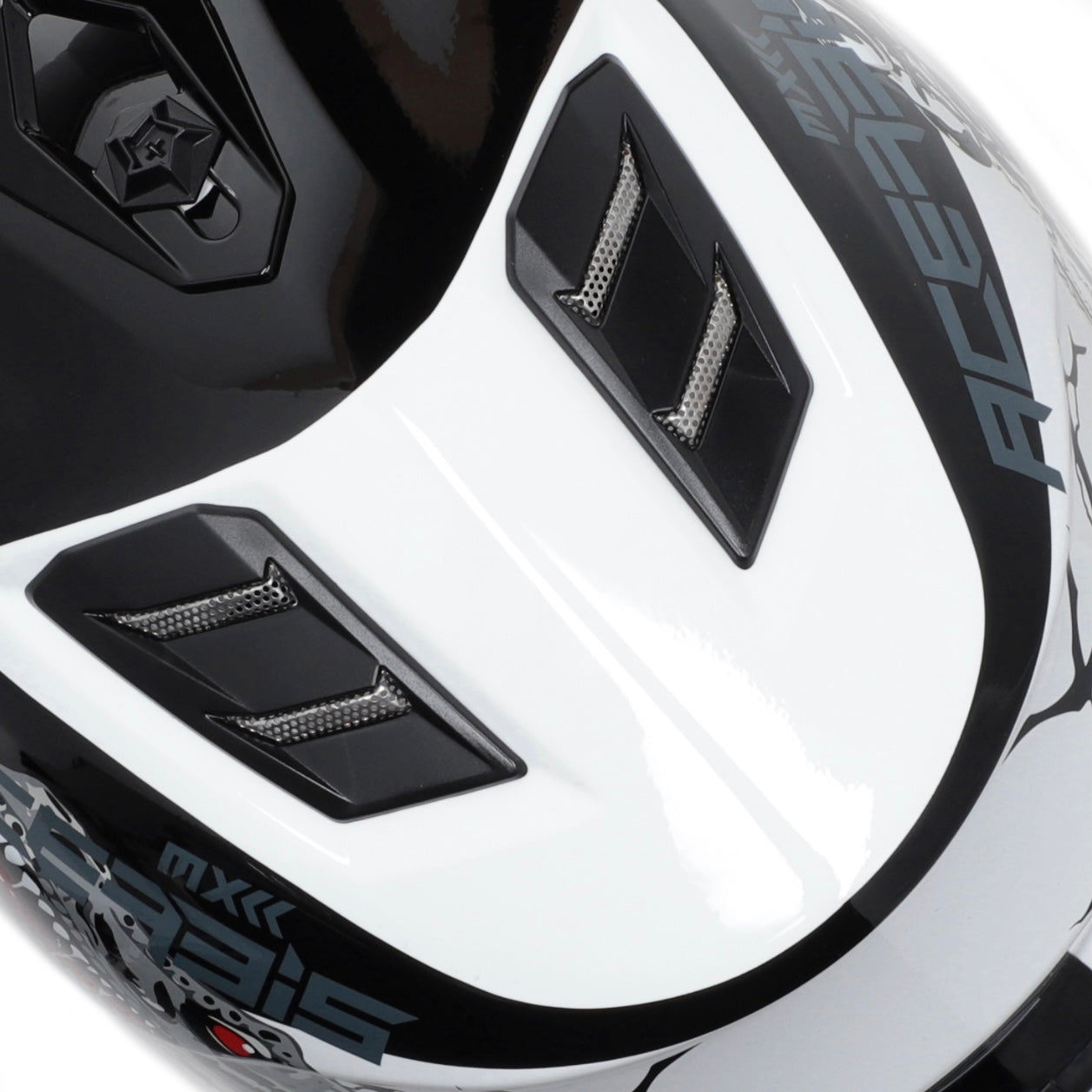 ACERBIS Kids Profile Junior Helmet - White/Black