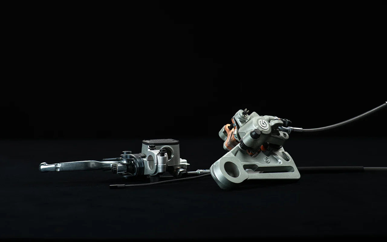 Rear hand brake assembly