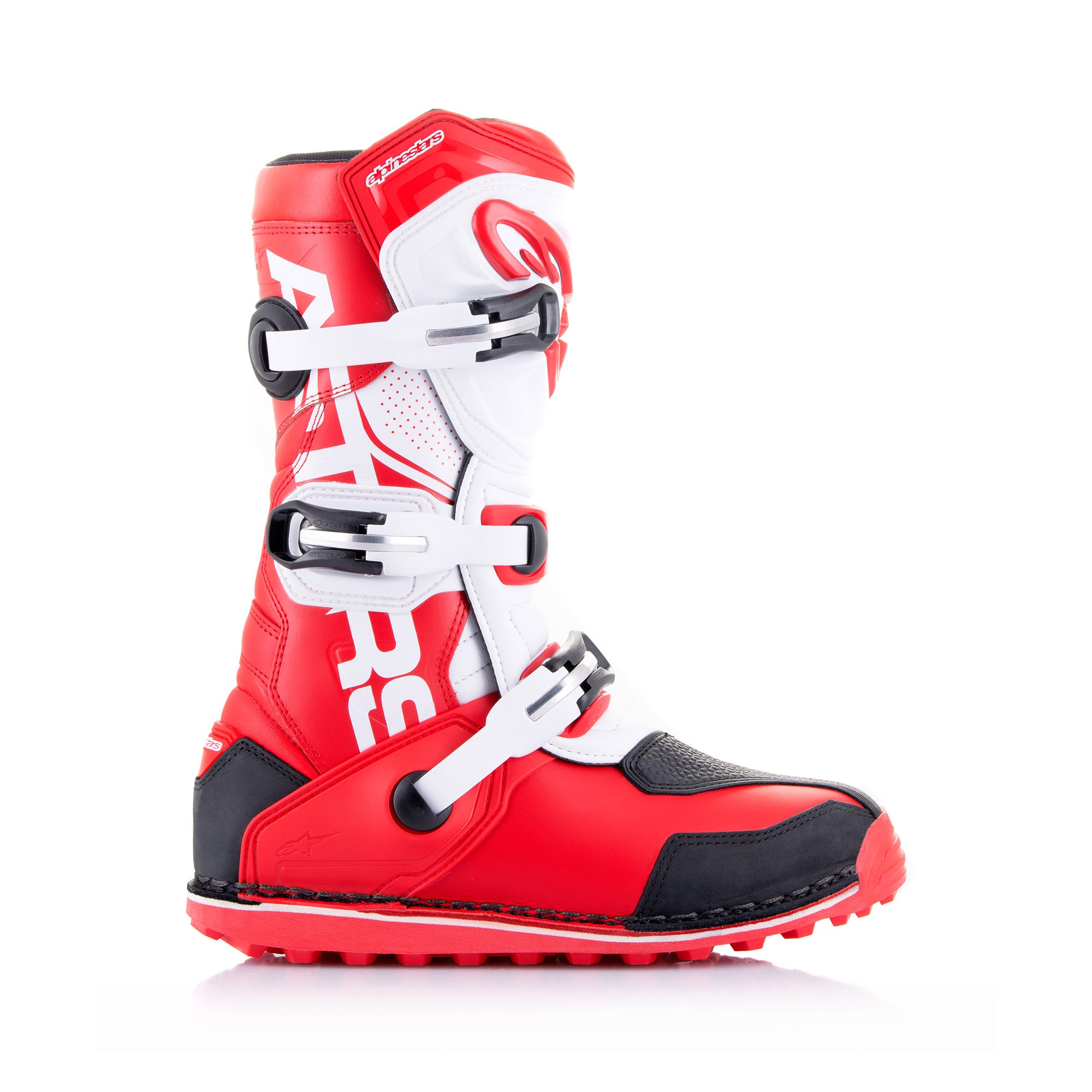 Alpinestars Tech T Boots - Bright Red Black White - view 2