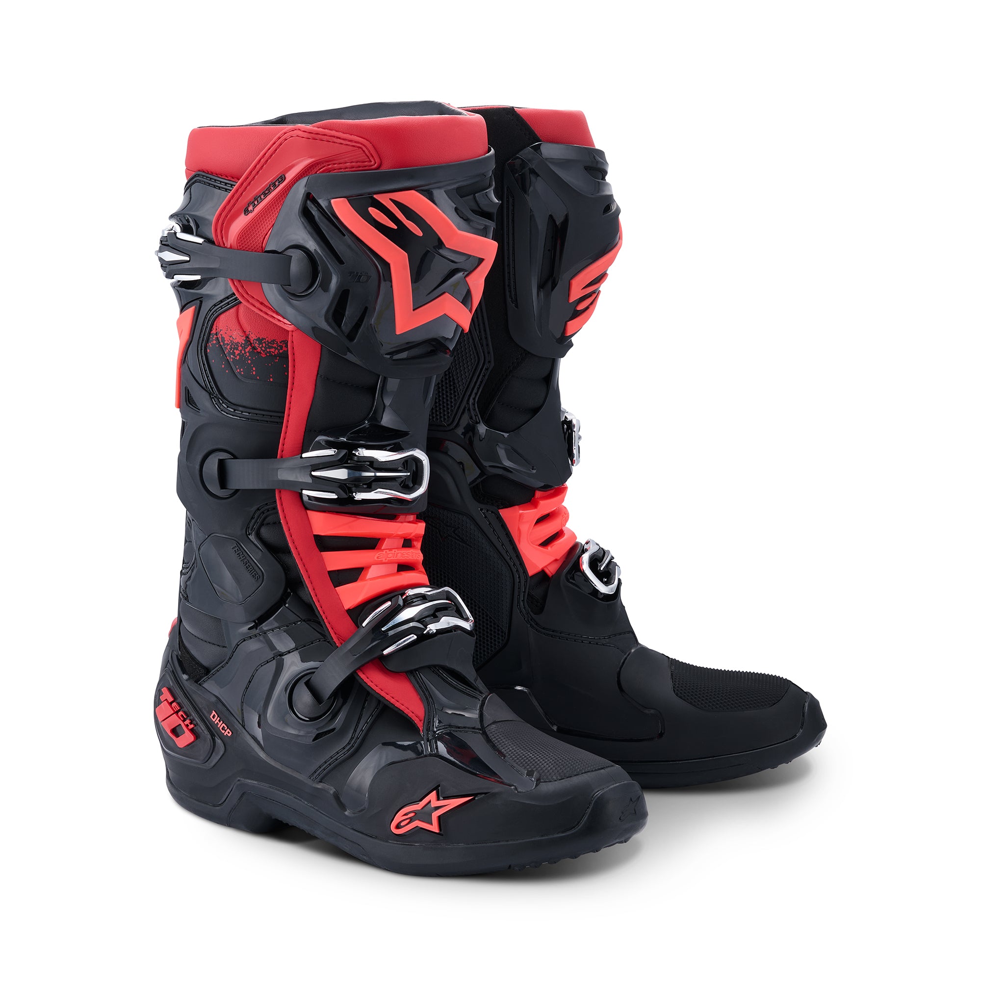 Alpinestars Tech 10 Boots - Black Red