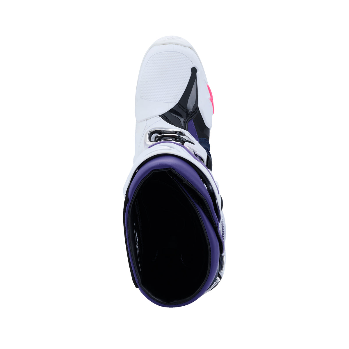 Alpinestars Tech 10 Boots - White Violet Navy Blue Pink Fluo - view 6