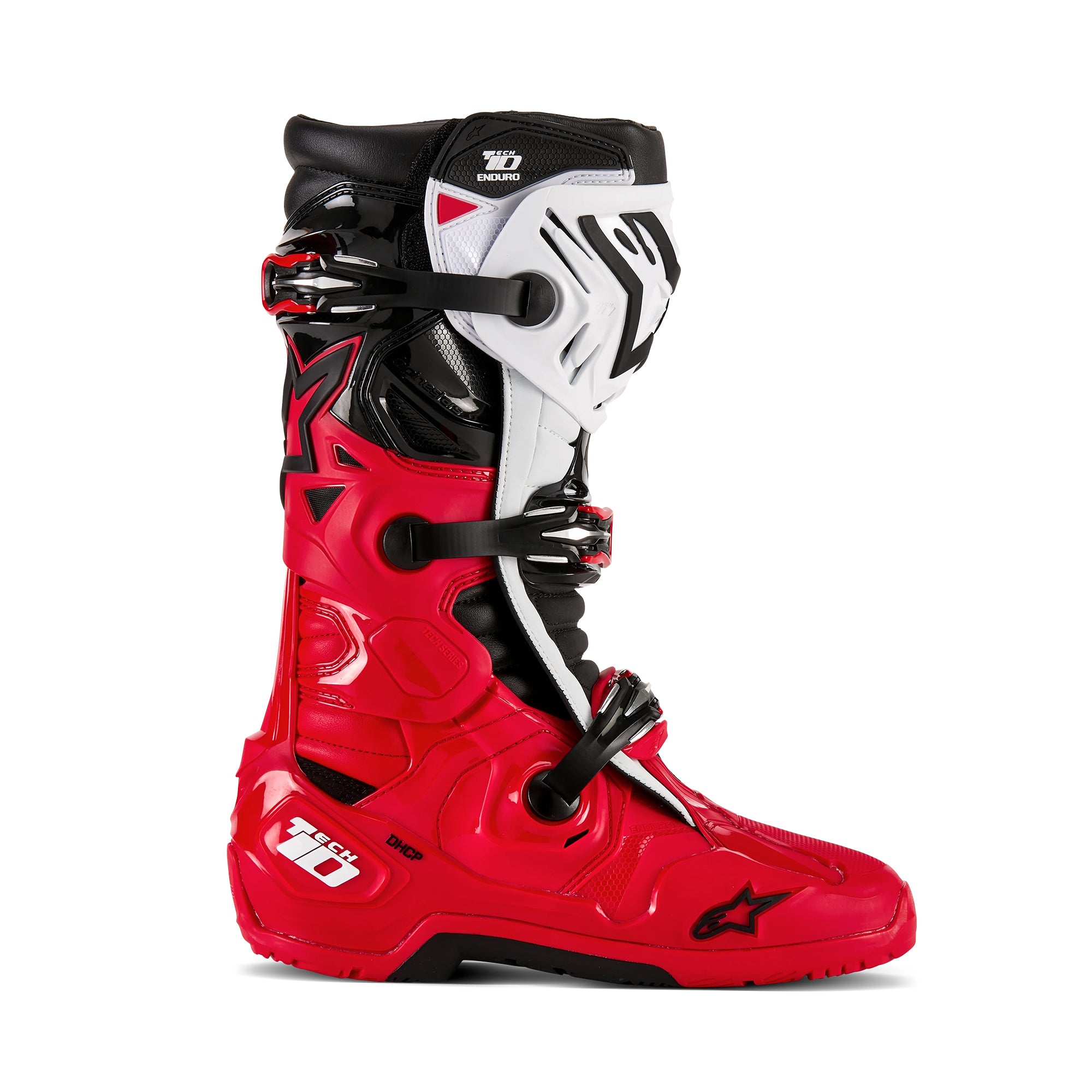 Alpinestars Tech 10 Enduro - Bright Red / Black / White