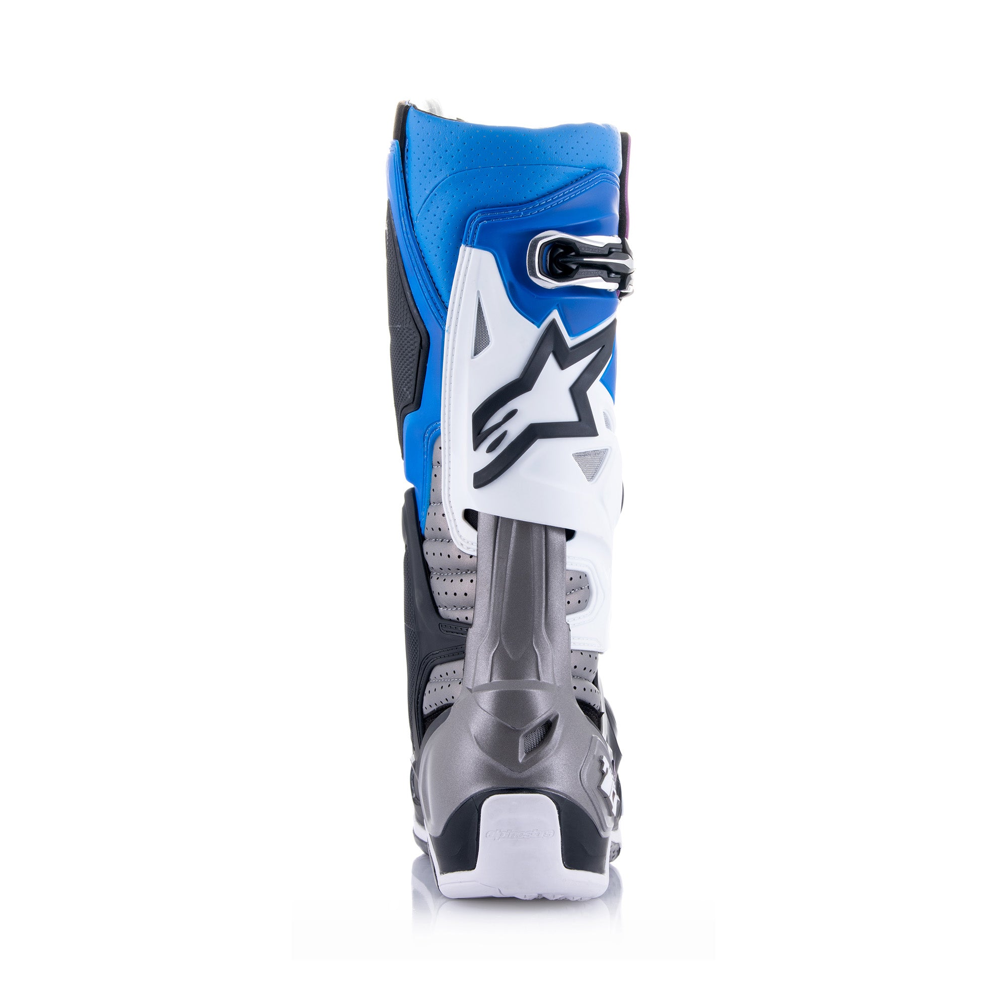 Alpinestars Tech 10 Supervented - Black Enamel Blue Purple White Boots