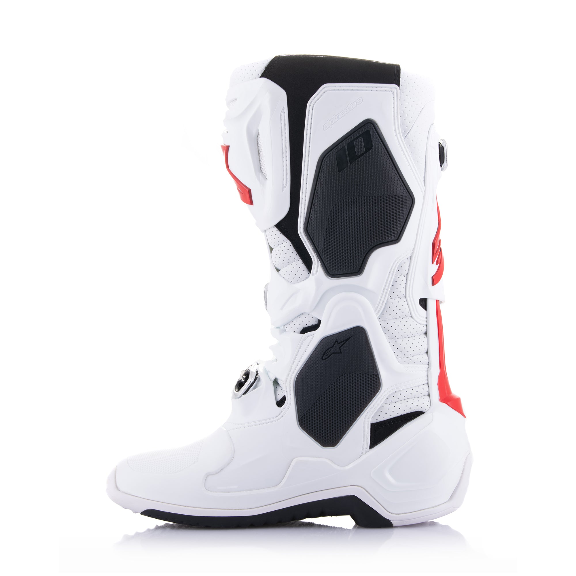 Alpinestars Tech 10 Supervented - White Bright Red Boots