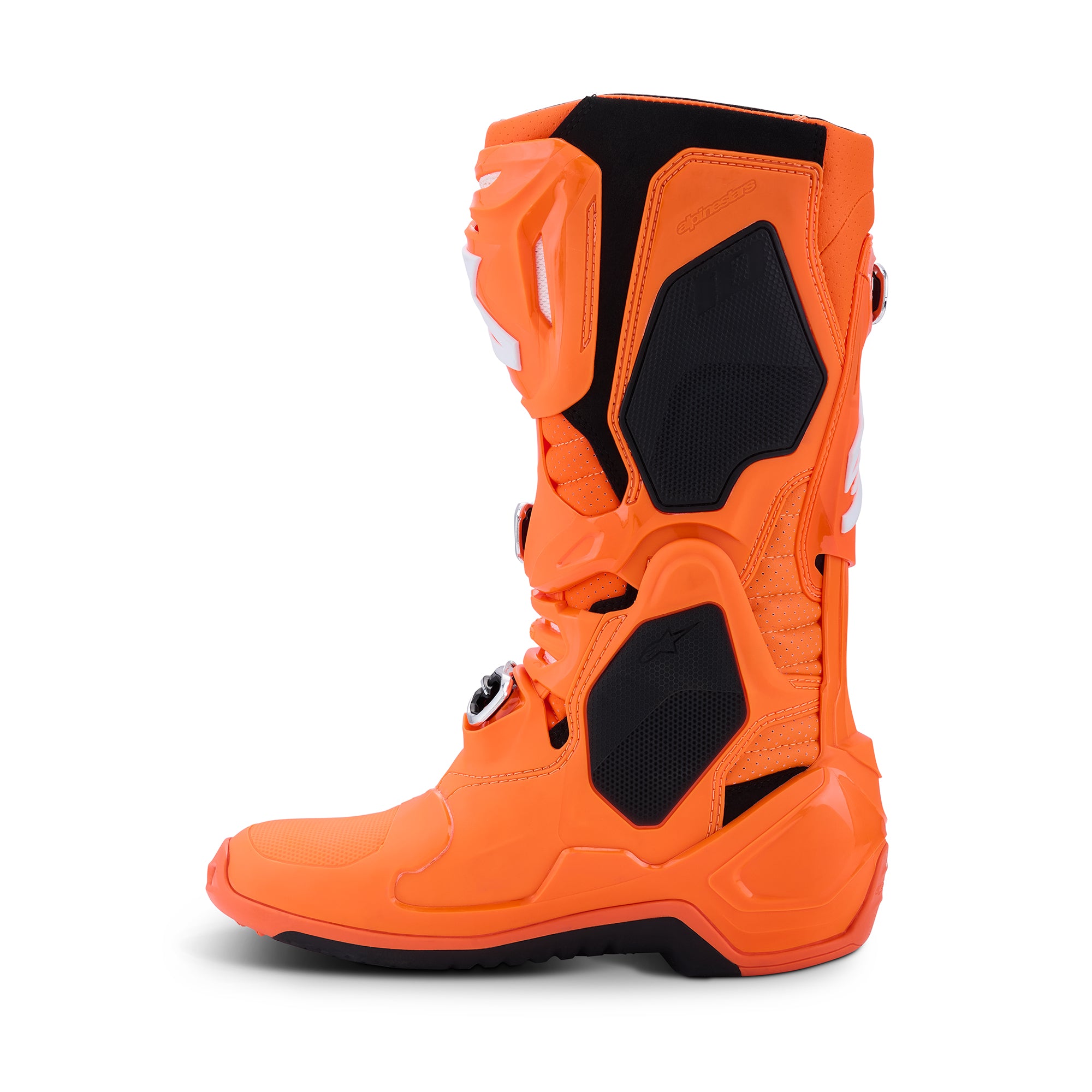 Alpinestars Tech 10 Supervented Boots - Orange Fluo Black White - view 4