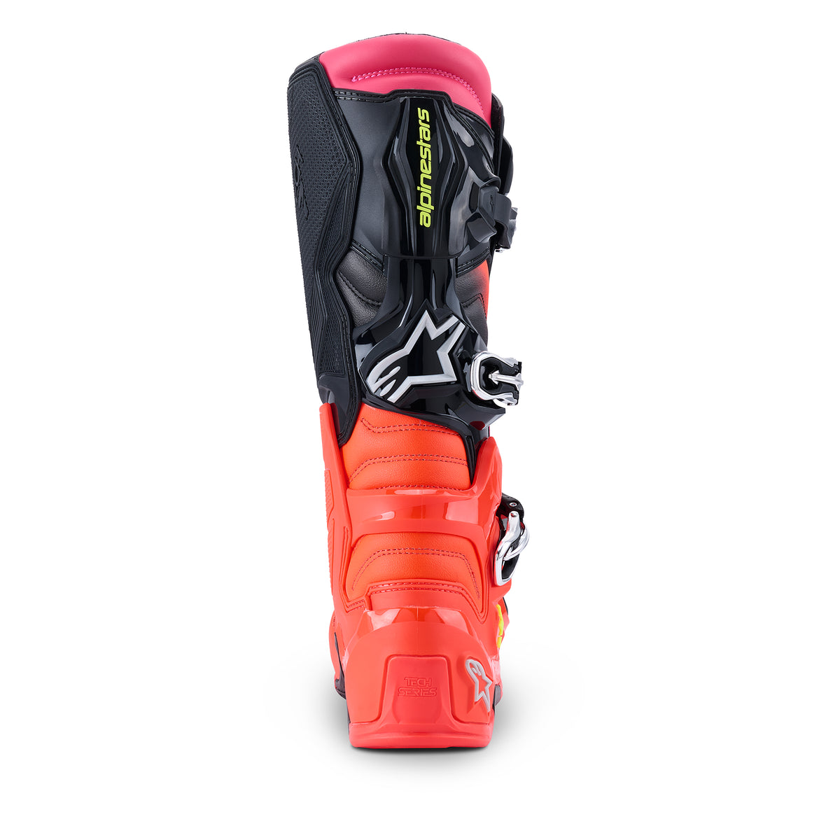 Alpinestars Tech 7 Boots - Black Red Fluo Pink Fluo - view 3