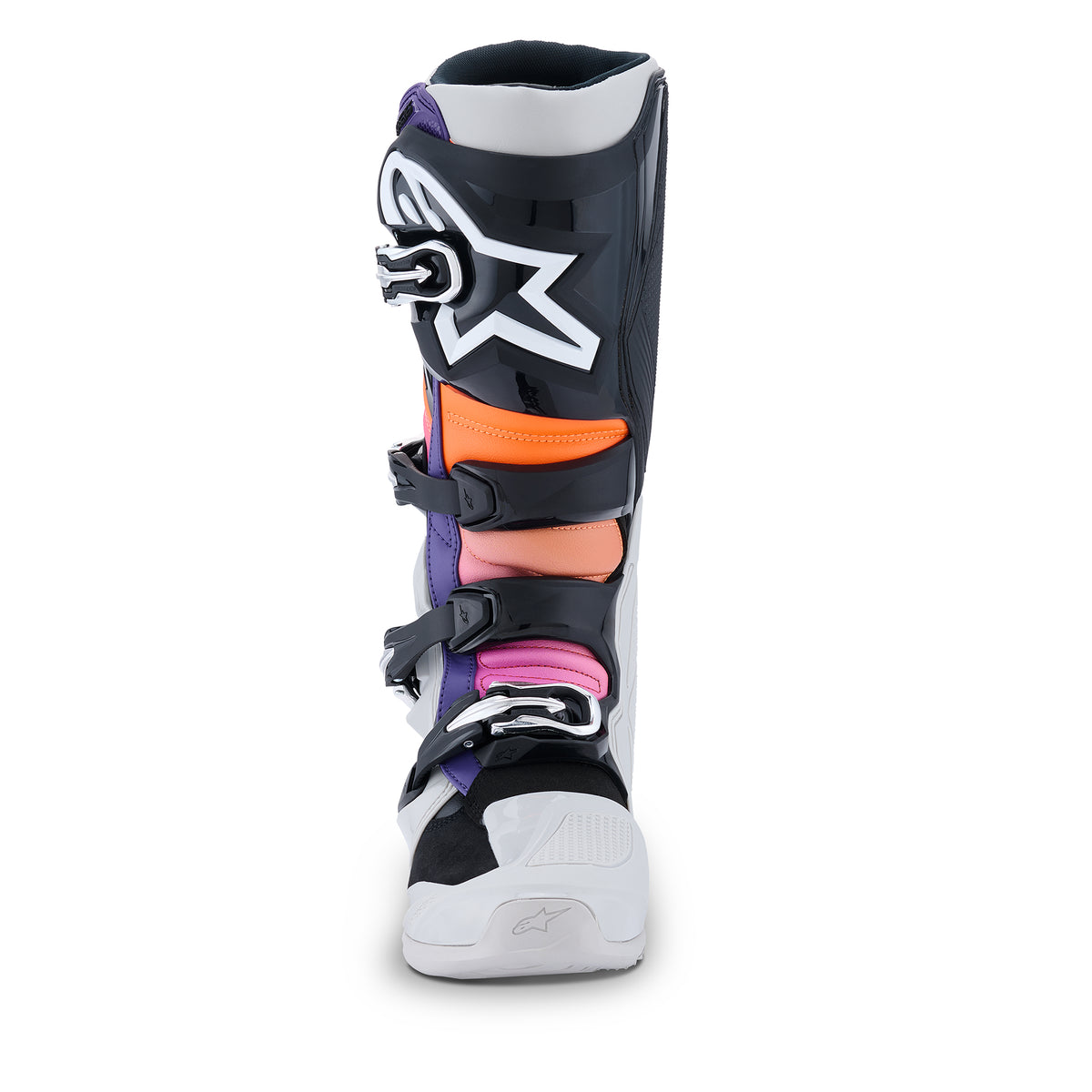 Alpinestars Tech 7 Boots - Black Light Gray Orange Fluo Magenta - view 5
