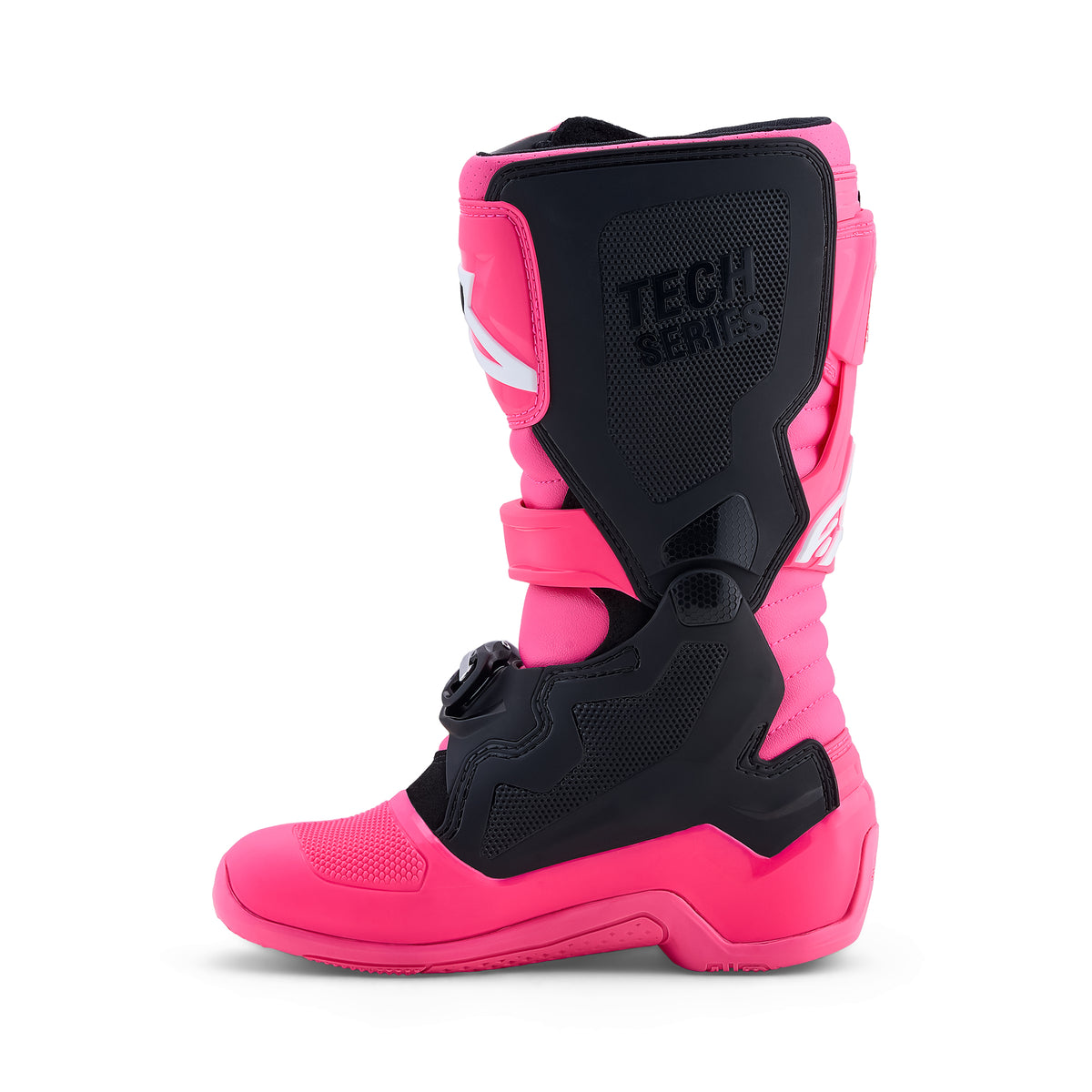 Alpinestars Tech 7S Boots - Pink Fluo Black White - view 4