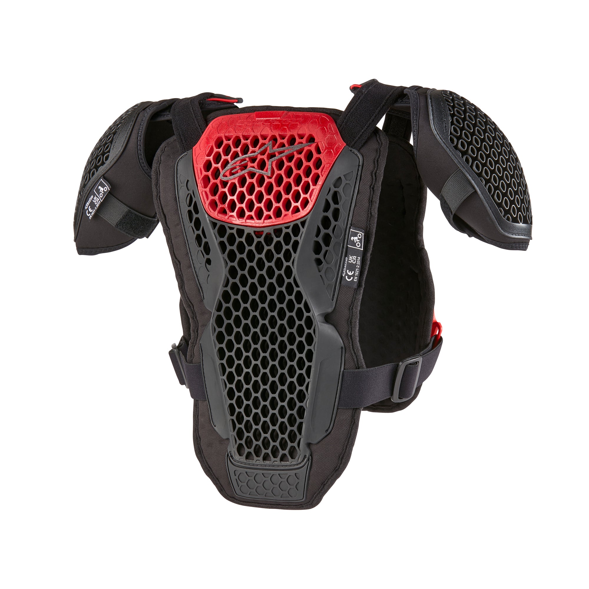 Alpinestars Bionic Action Youth Chest Protector - Black Red