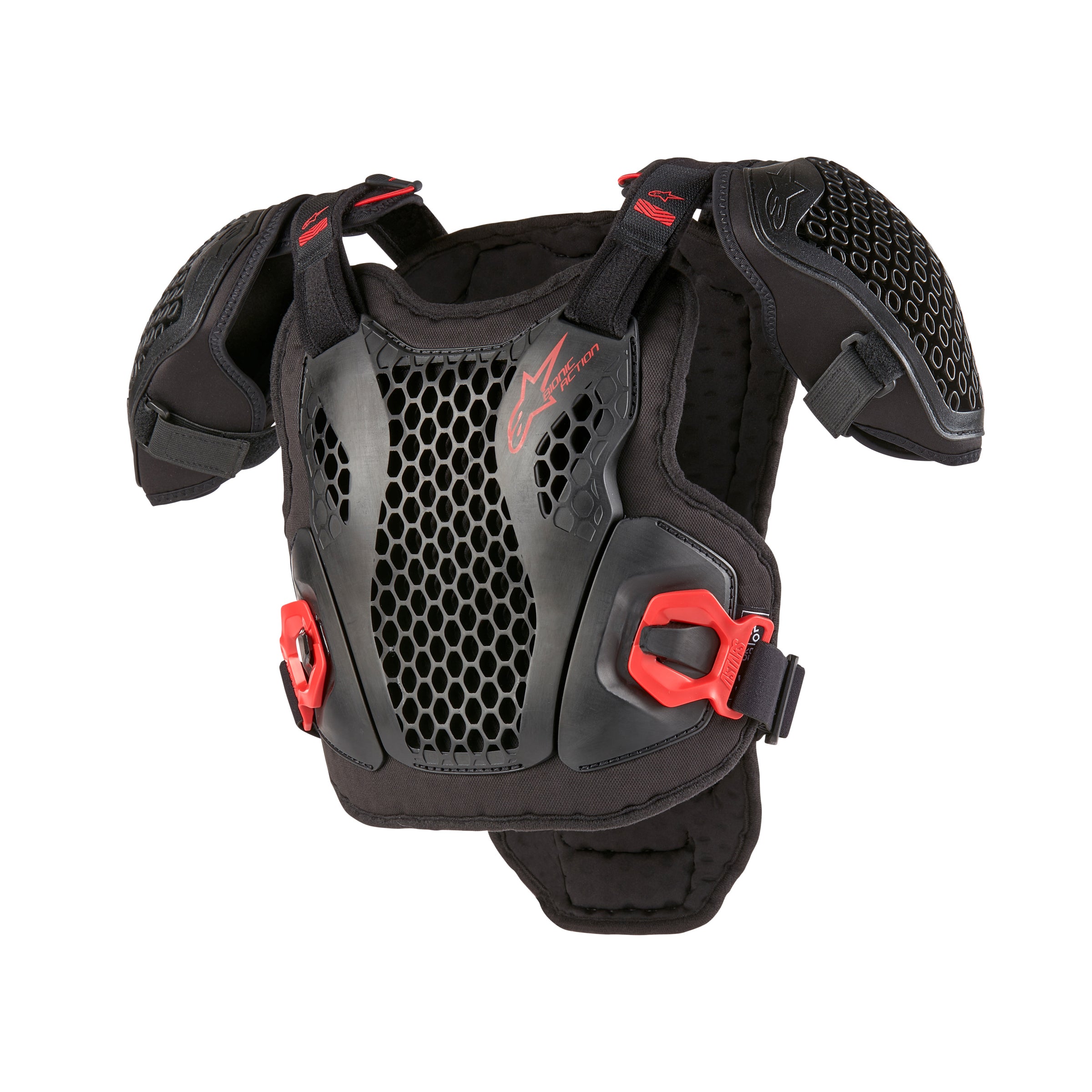 Alpinestars Bionic Action Youth Chest Protector - Black Red