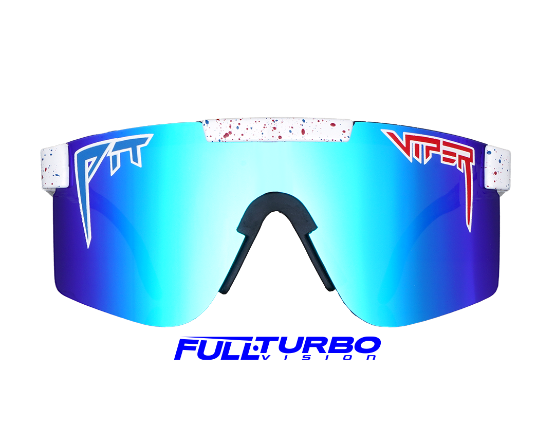 Polarized sunglasses by The Absolute Freedom on a white background