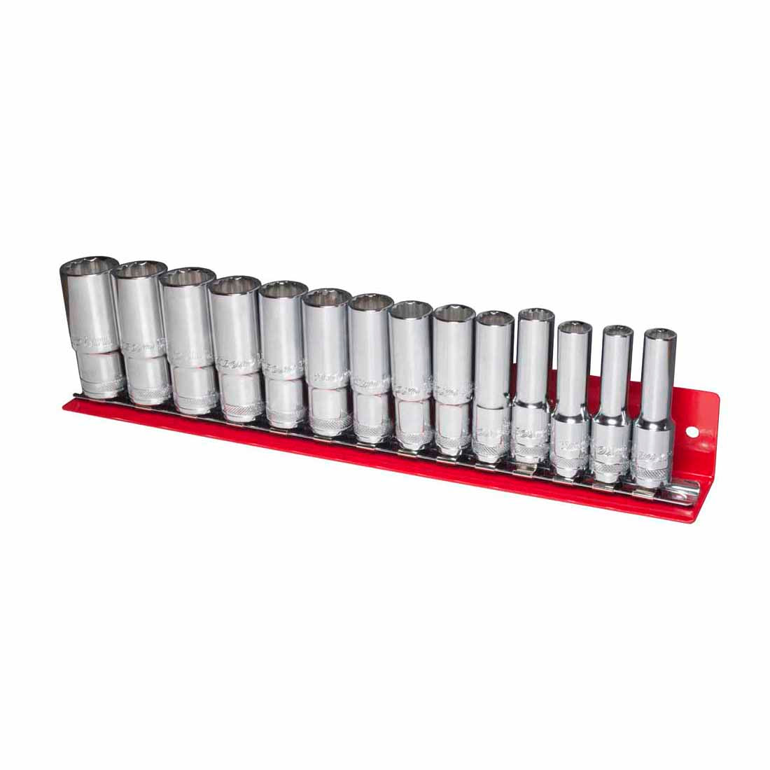 BOXO 14Pc 3/8" Magnetic  L-Type Socket Tray - Green or Red