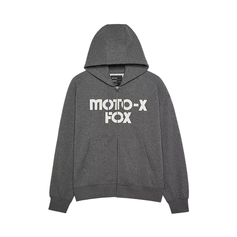 Moto-X Oversized Zip Hoodie Graphite
