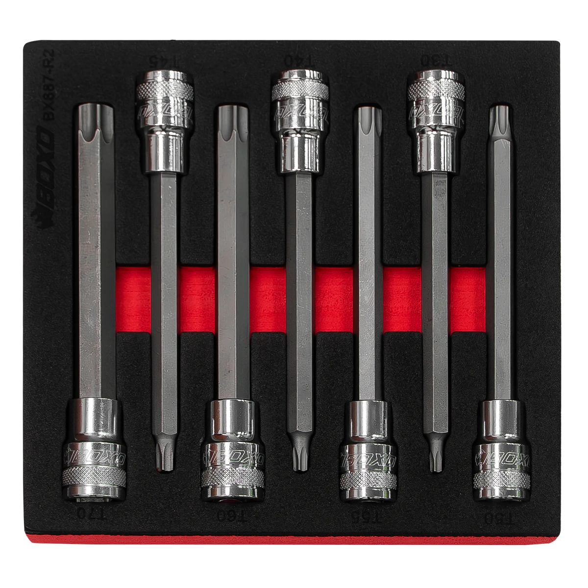 BOXO 7Pc 1/2" Torx Long Bit Socket Set