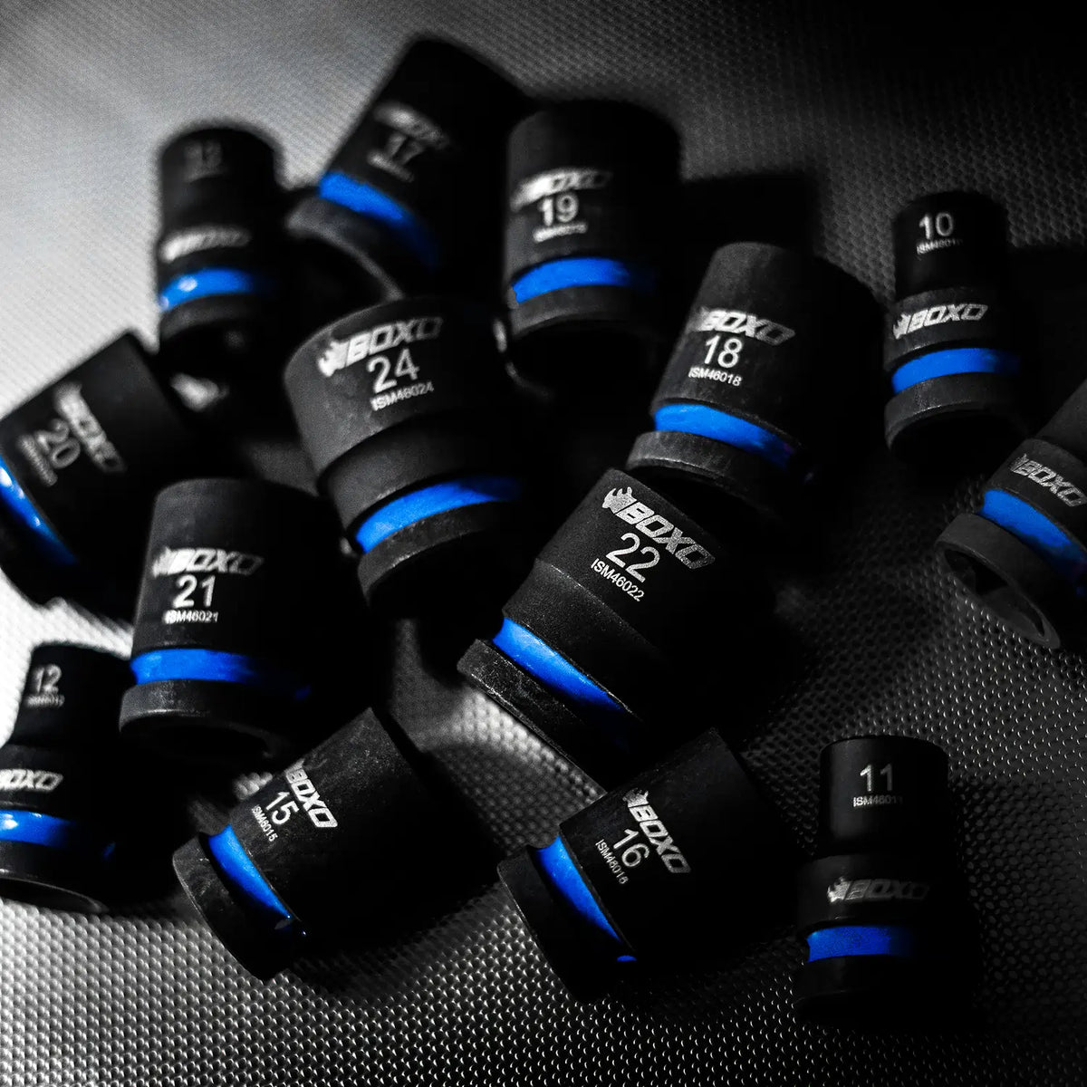 BOXO 14Pc 1/2" Magnetic Impact Socket Set