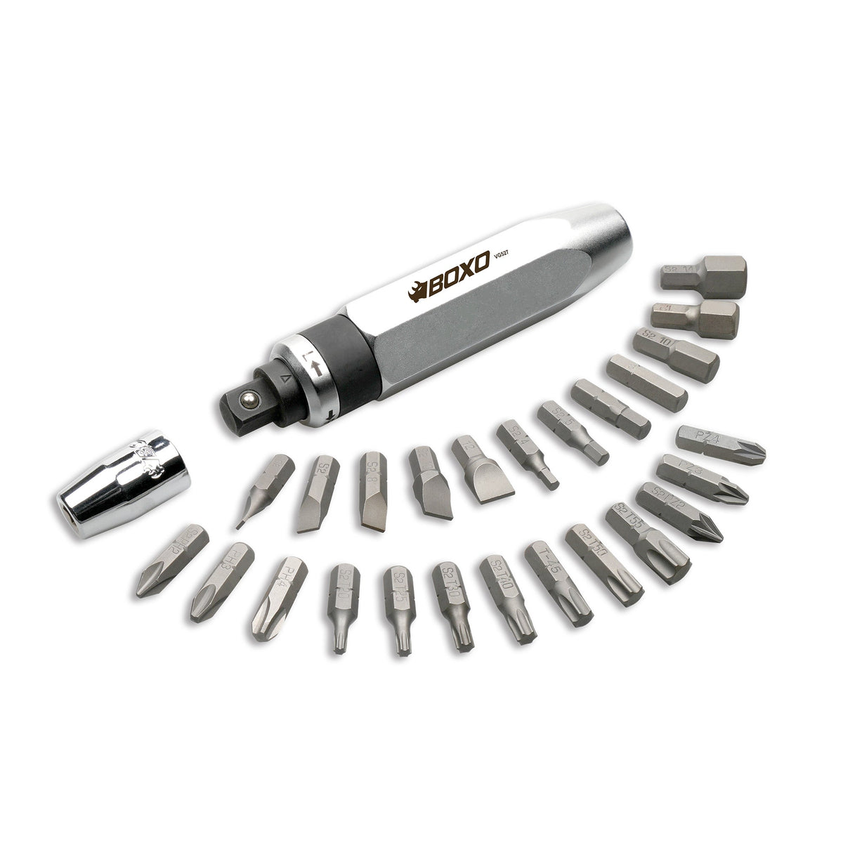 BOXO 27 Pc 1/2" Impact Driver & Bit Set