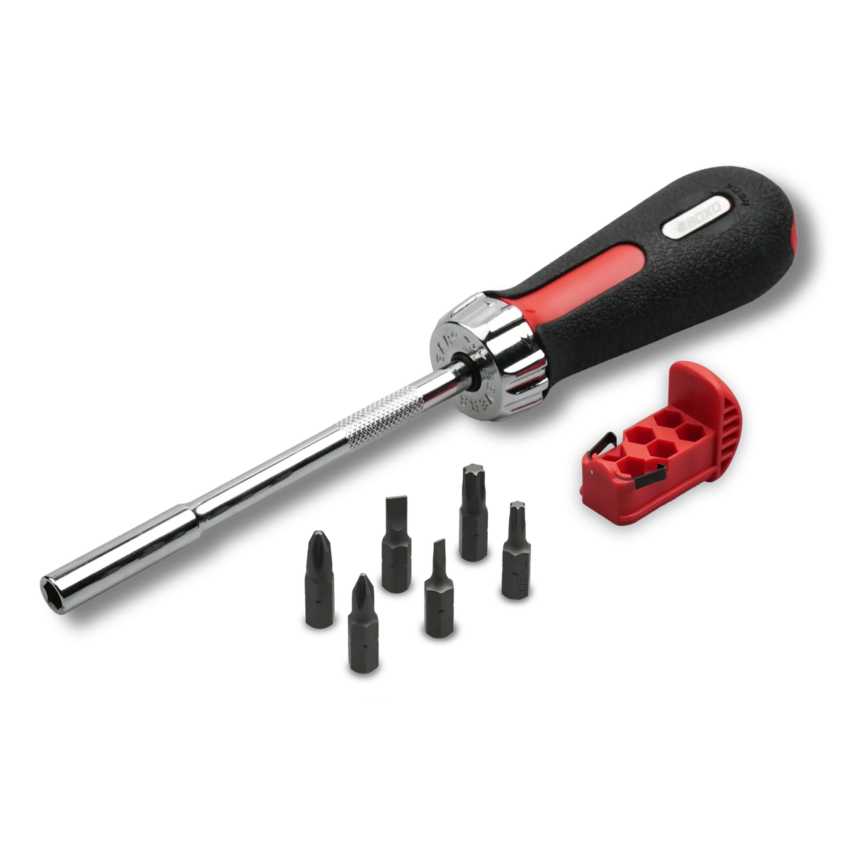 BOXO 6-in-1 Ratcheting Screwdriver