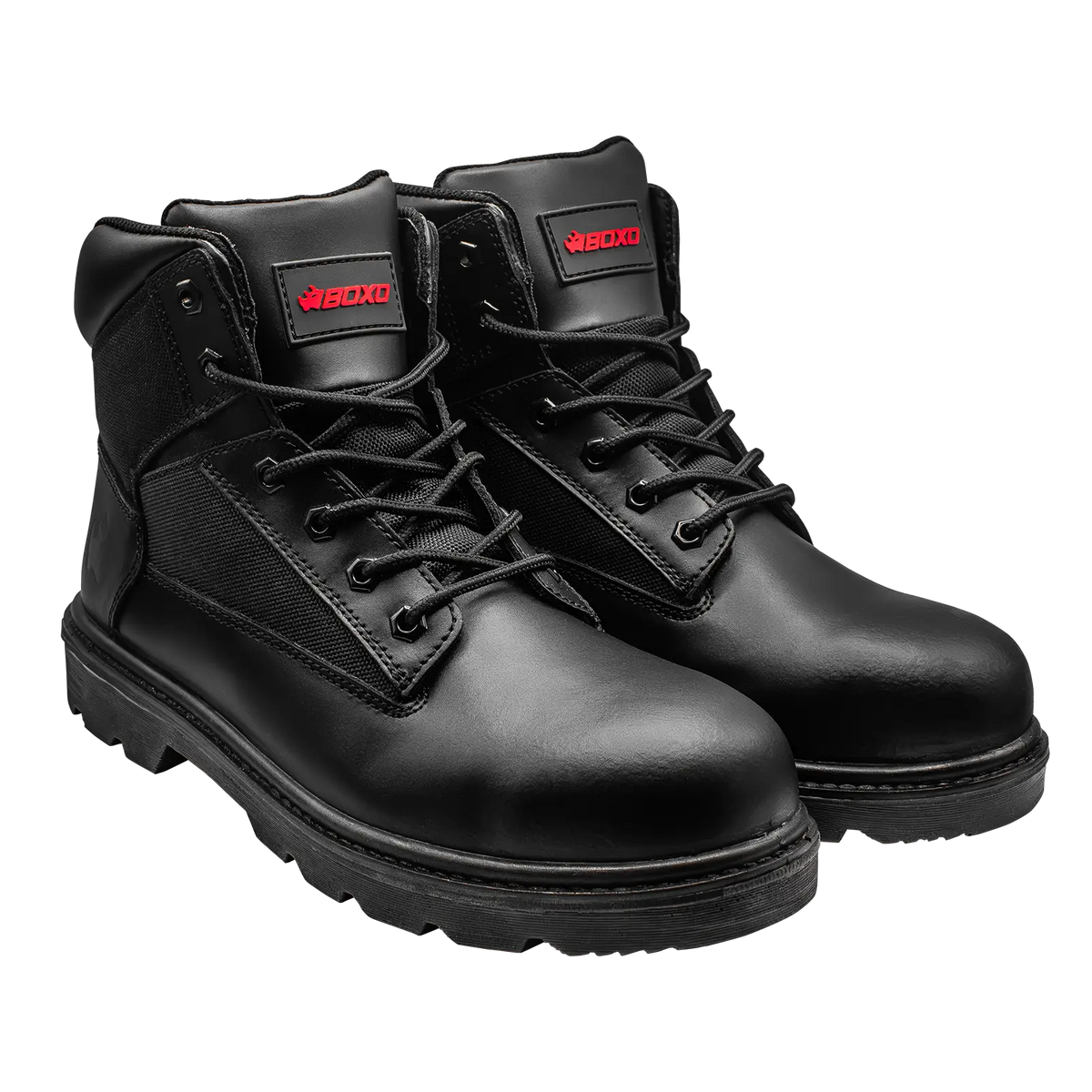 BOXO WorkWear Black Boots - Various Sizes Available