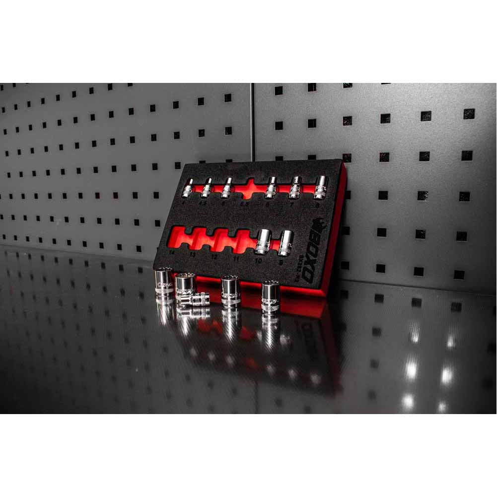 BOXO 13Pc 1/4" MULTIfix Spline Socket Set