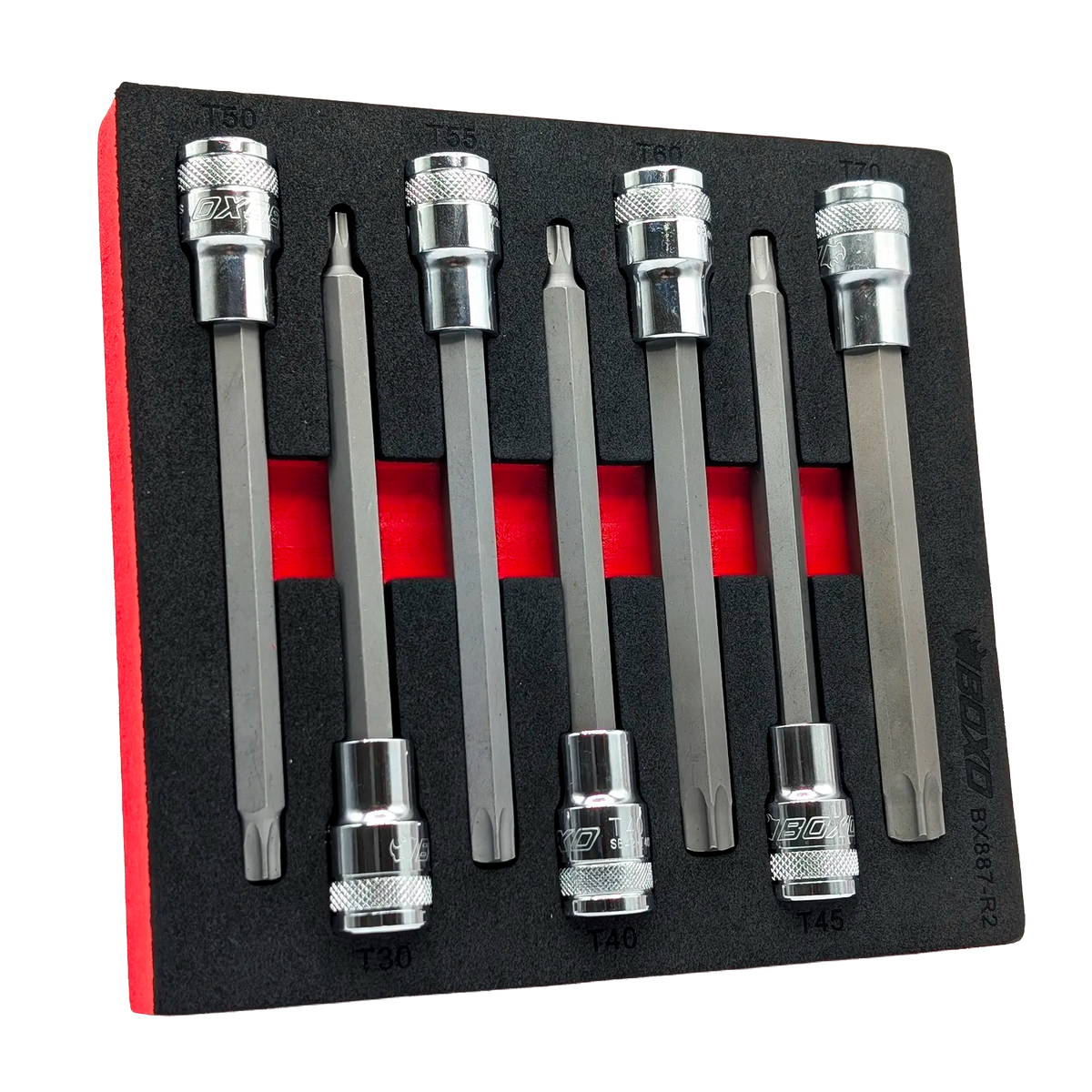 BOXO 7Pc 1/2" Torx Long Bit Socket Set