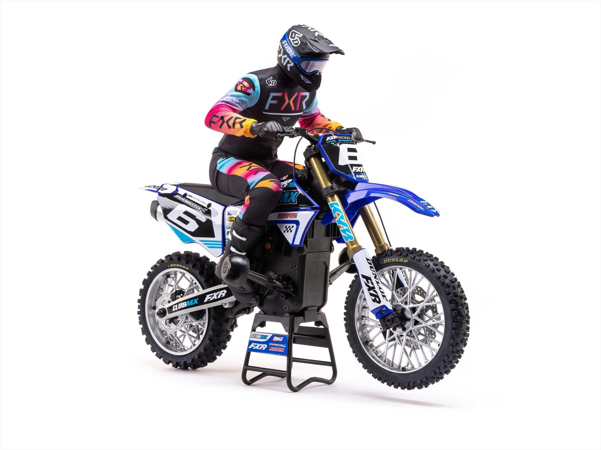 1/4 Promoto-MX Motorcycle RTR, Club MX (blue)