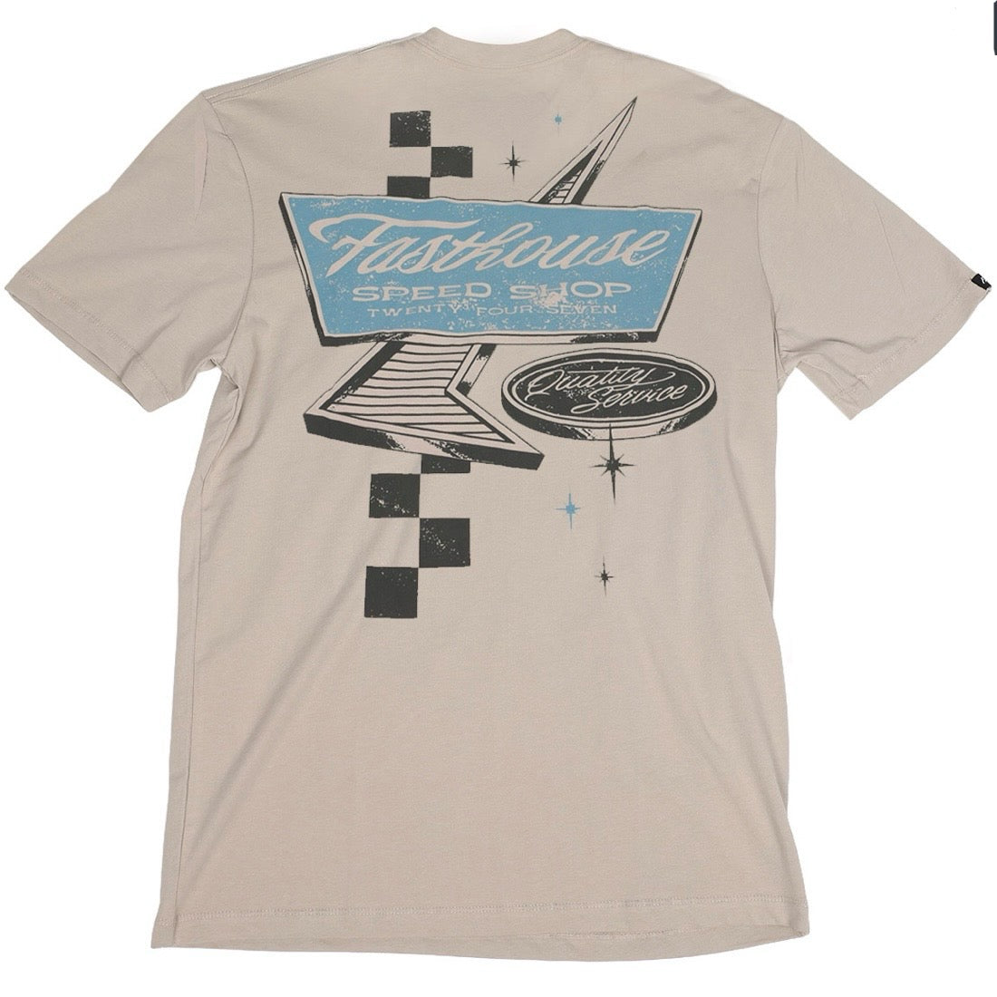 Drive-in SS Tee - Light Gray