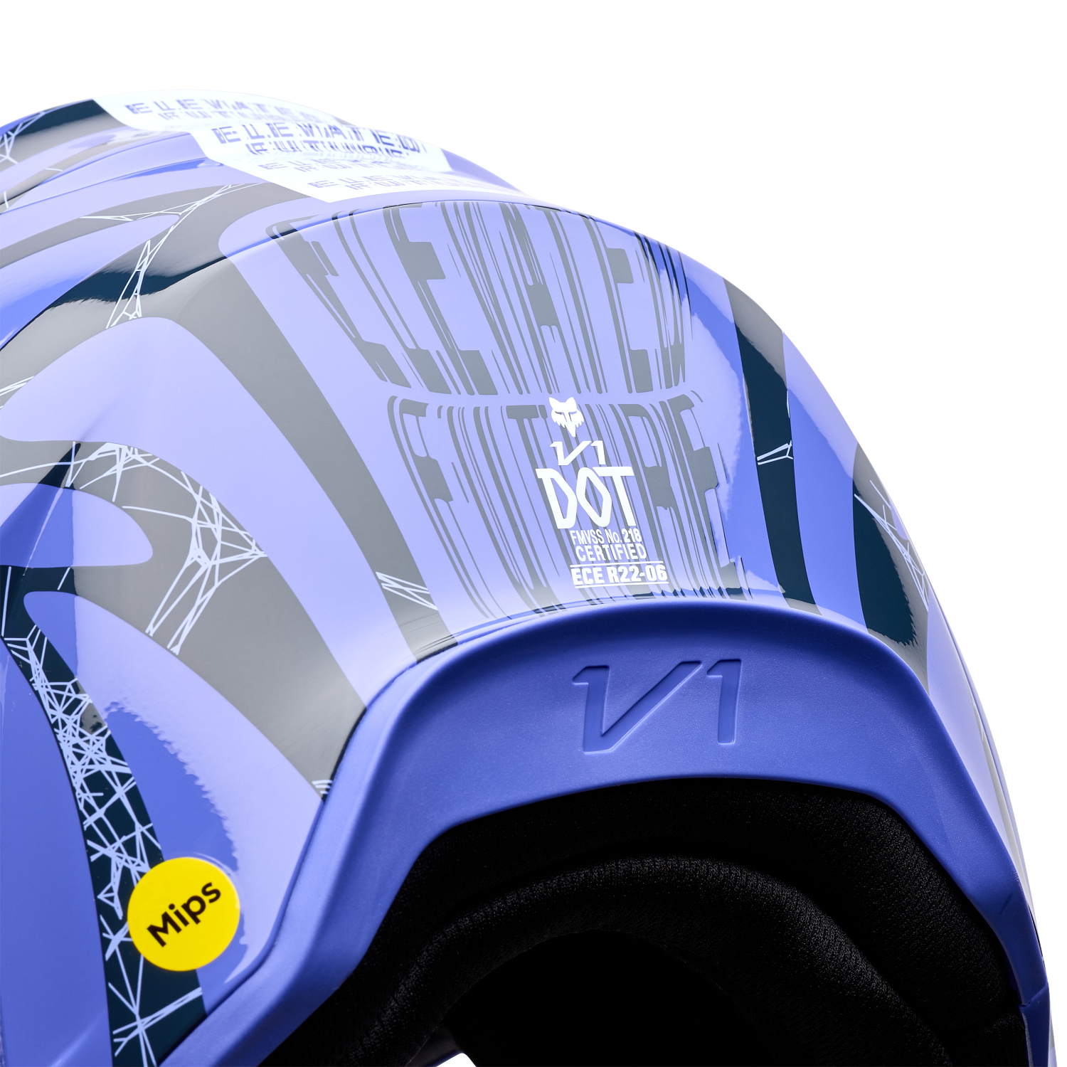 YTH V1 DIFFUSE SE HELMET - PURPLE DOVE