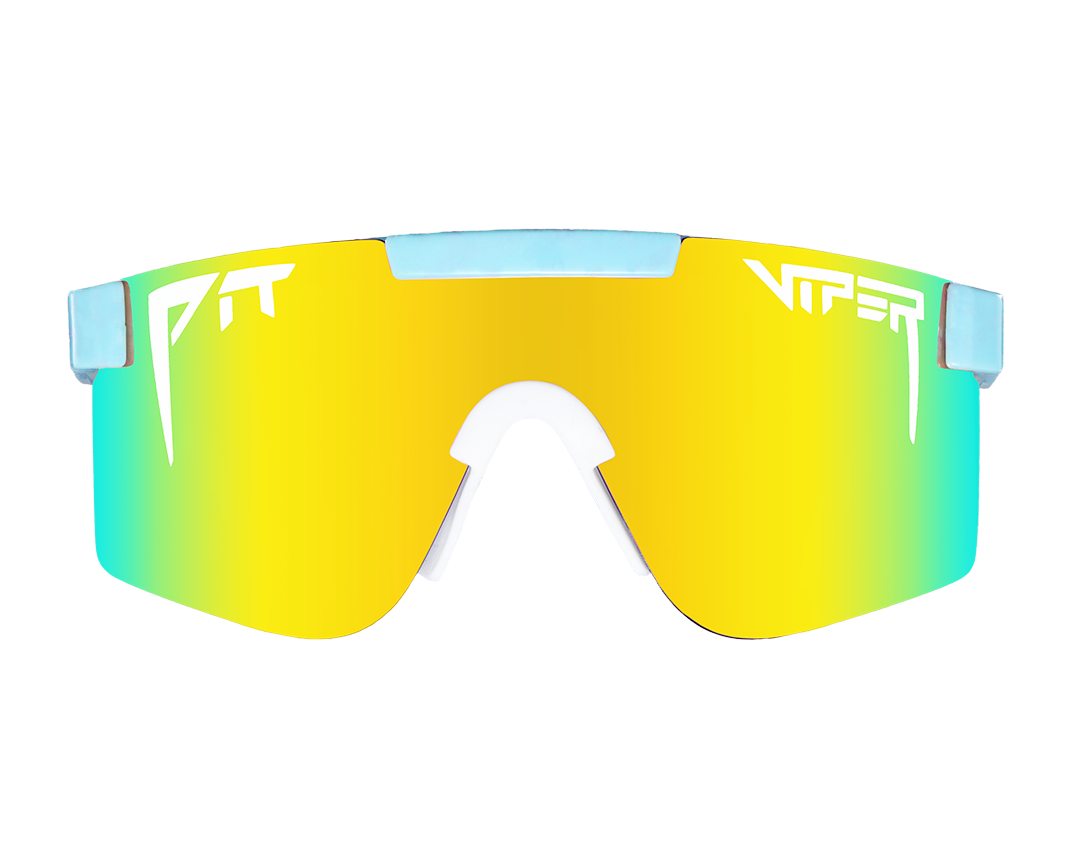 The Cannonball Polarized sports sunglasses with sleek black frame and reflective lenses