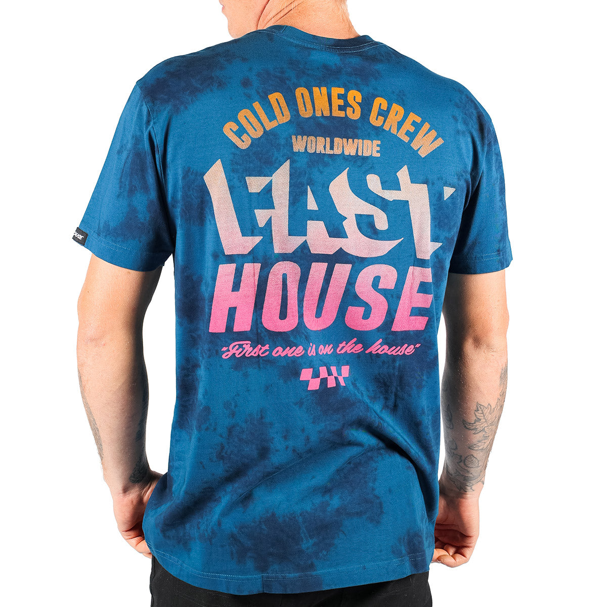 Cold Ones Tee - Indigo Crystal Wash