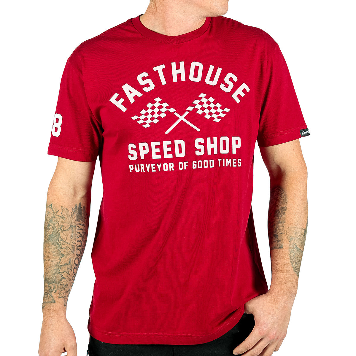 Crossroad Tee - Cardinal